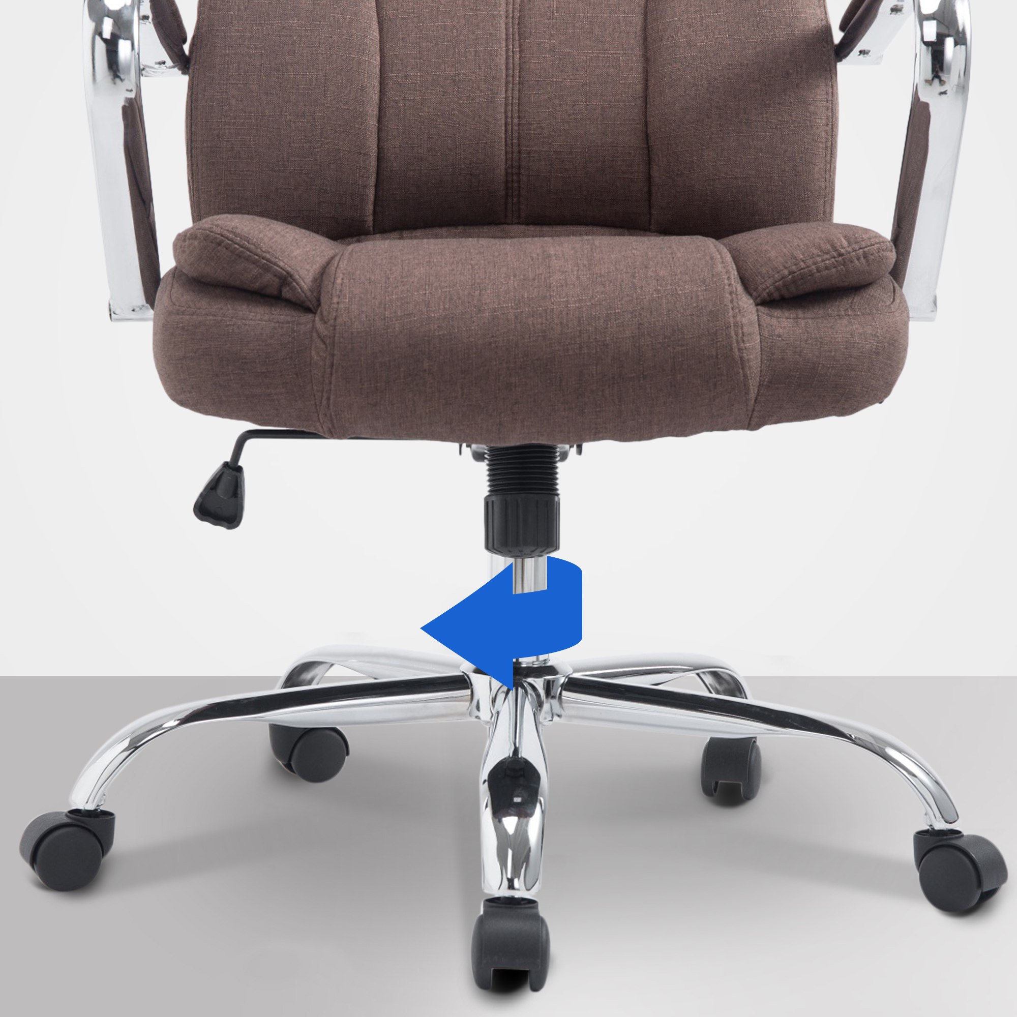 Bürostuhl XXL Xanthos Stoff