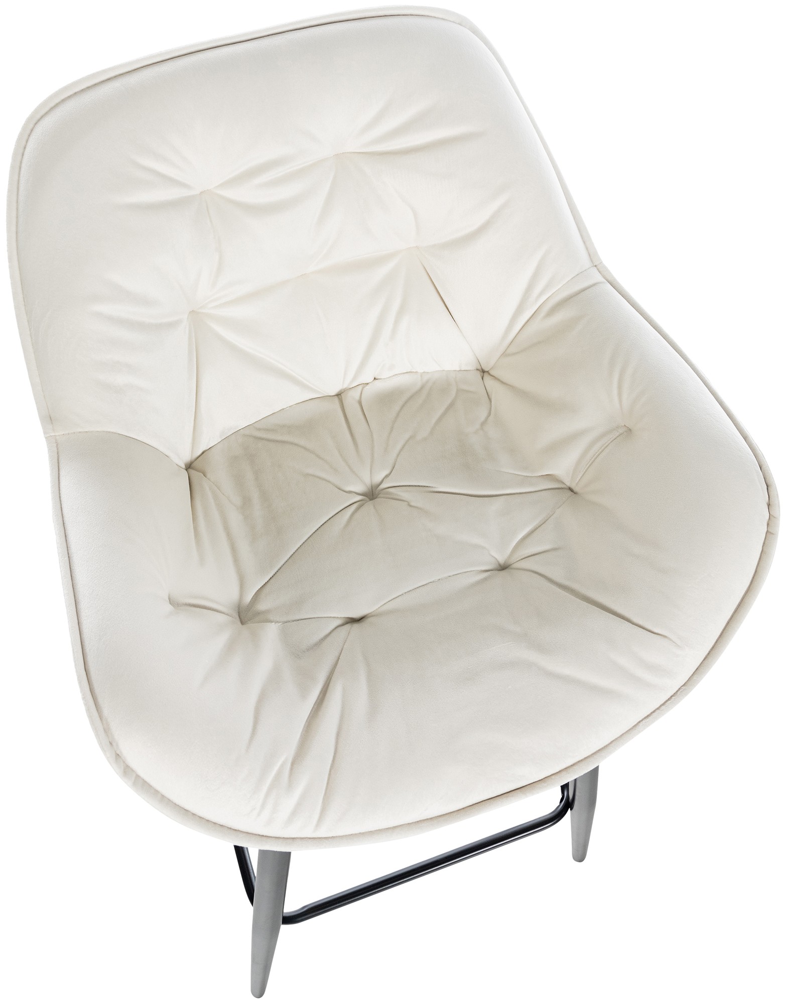 2er Set Barhocker Gibson Samt Sitzhöhe 76 cm