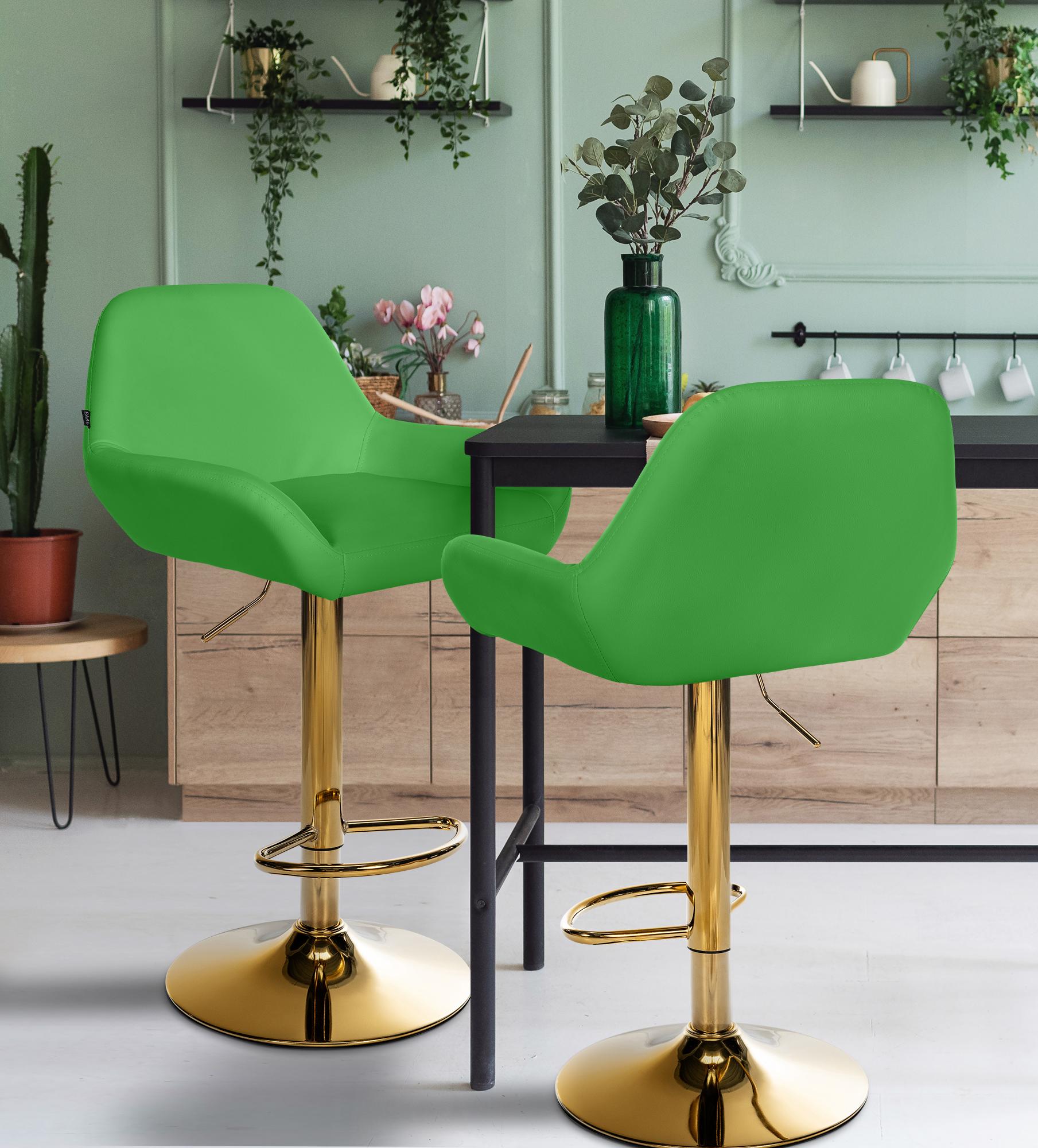 Barhocker Braga Gold Kunstleder