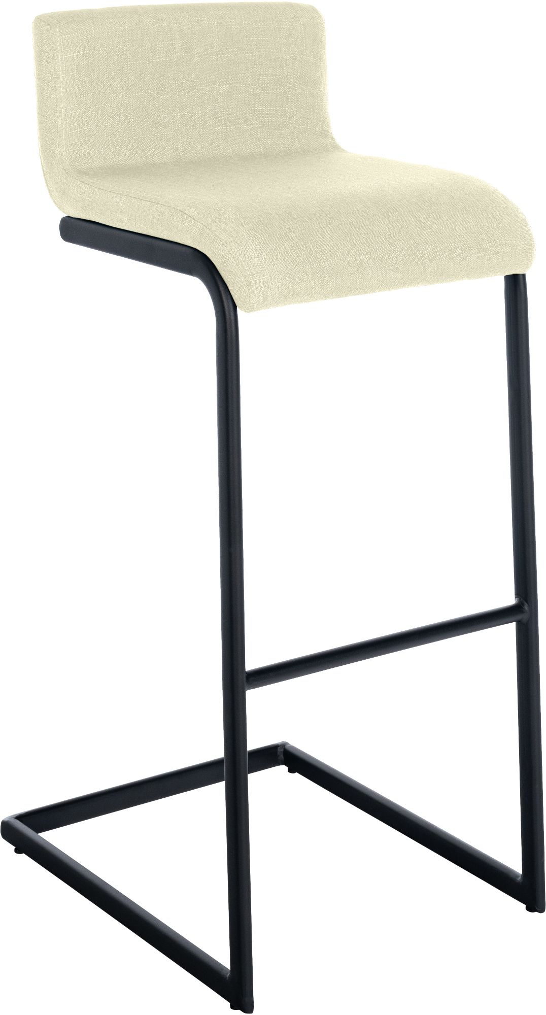2er Set Barhocker Newport schwarzes Metallgestell