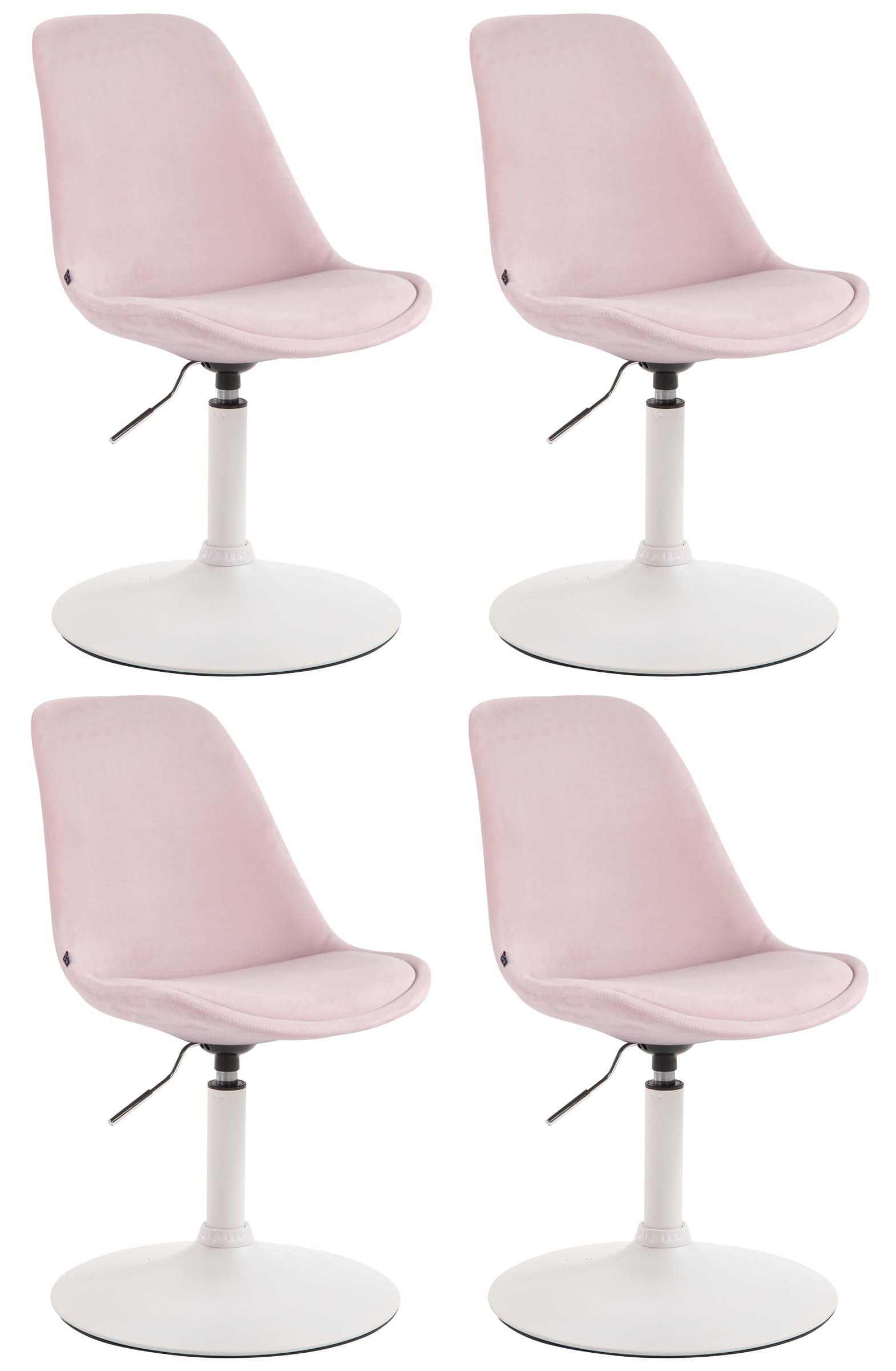 4er Set Esszimmerstühle Maverick Samt