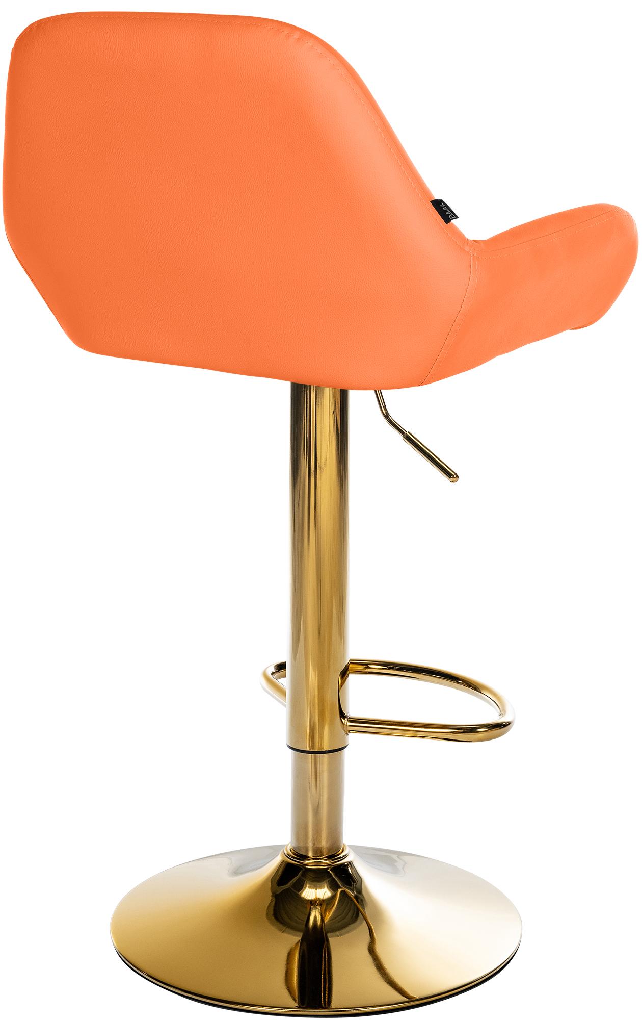 2er Set Barhocker Braga Gold Kunstleder