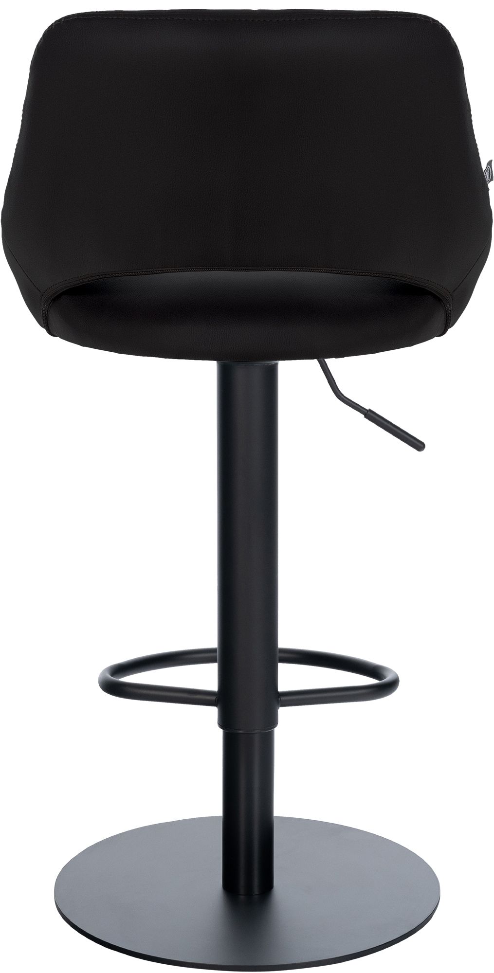 2er Set Barhocker Milet Schwarz mit extra schweren Standfüßen