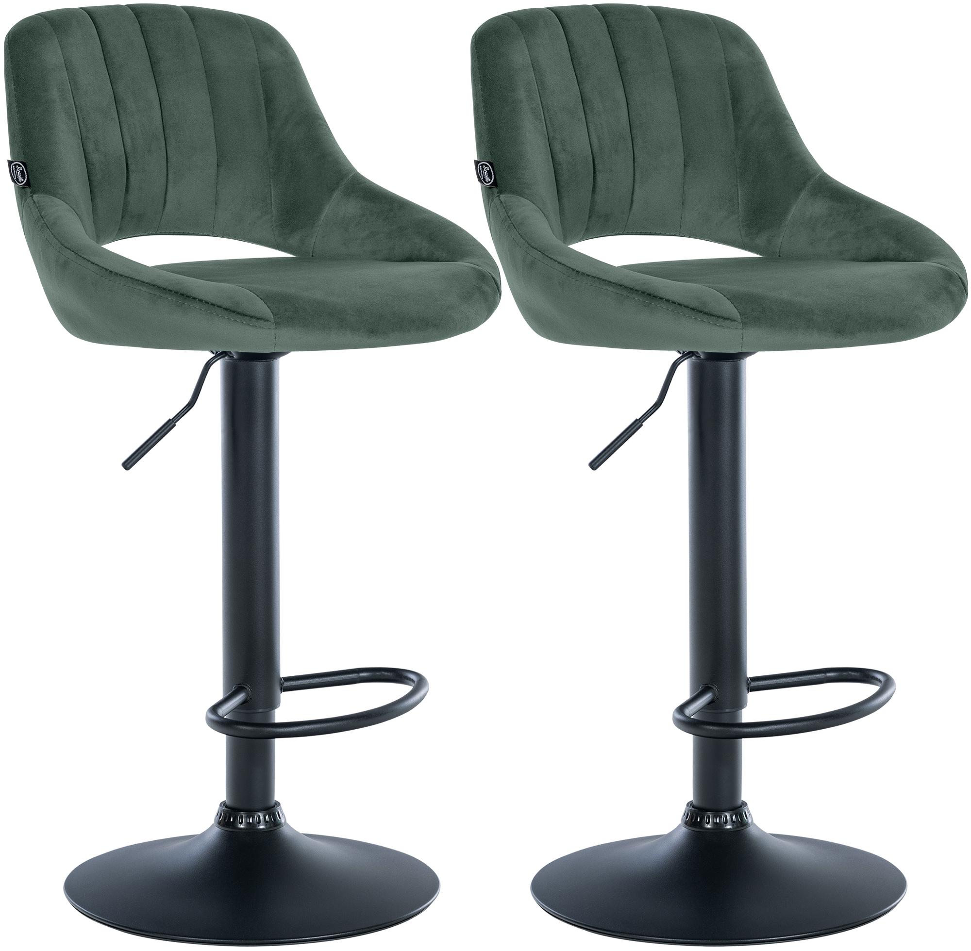 2er Set Barhocker Milet Samt