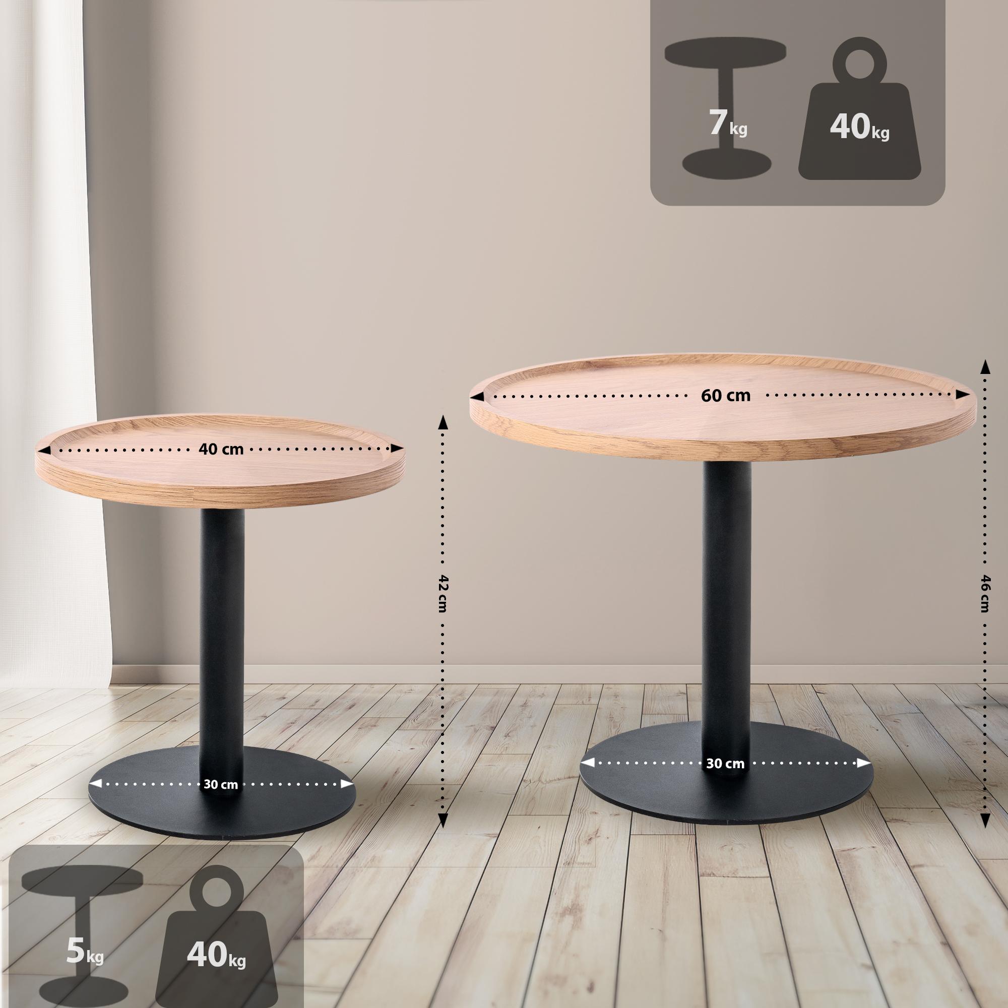 2er Set Beistelltische Aspen