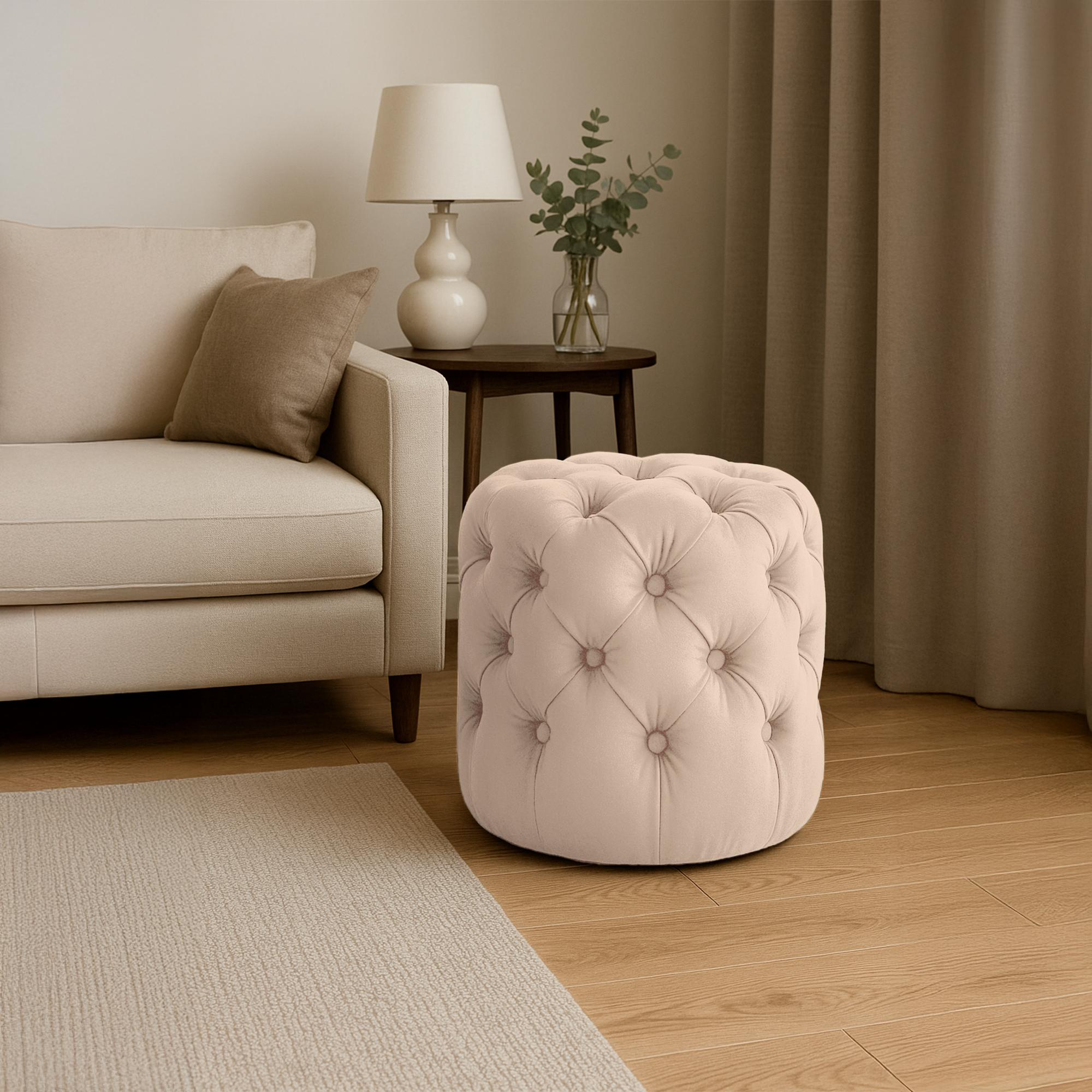 Sitzhocker Drancy Samt