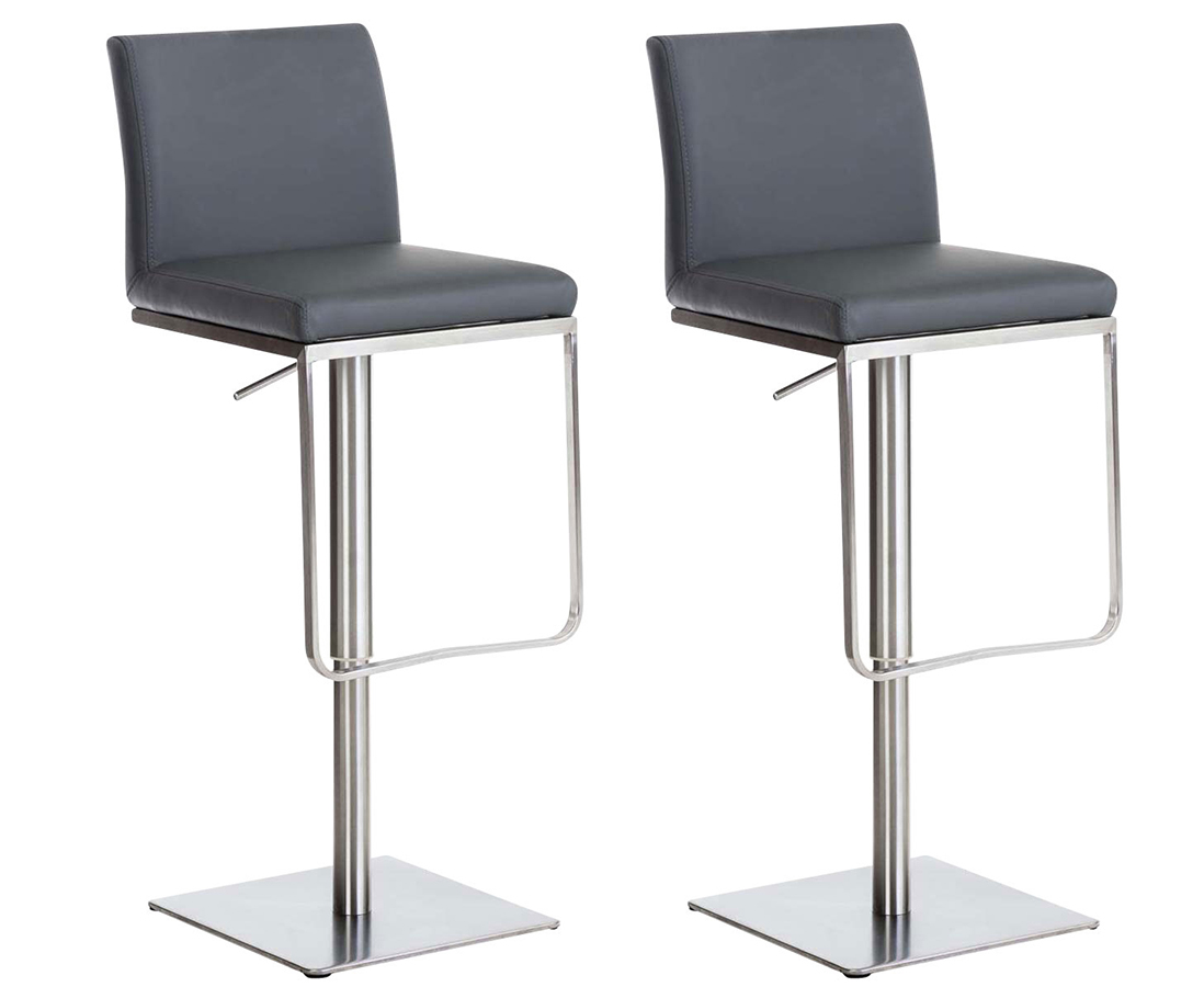 2er Set Barhocker Panama Kunstlederbezug