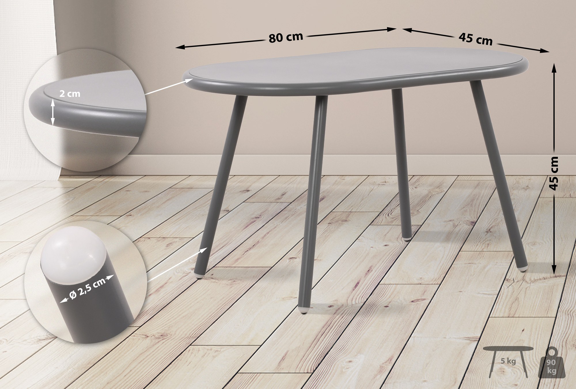 Outdoor Couchtisch Velva