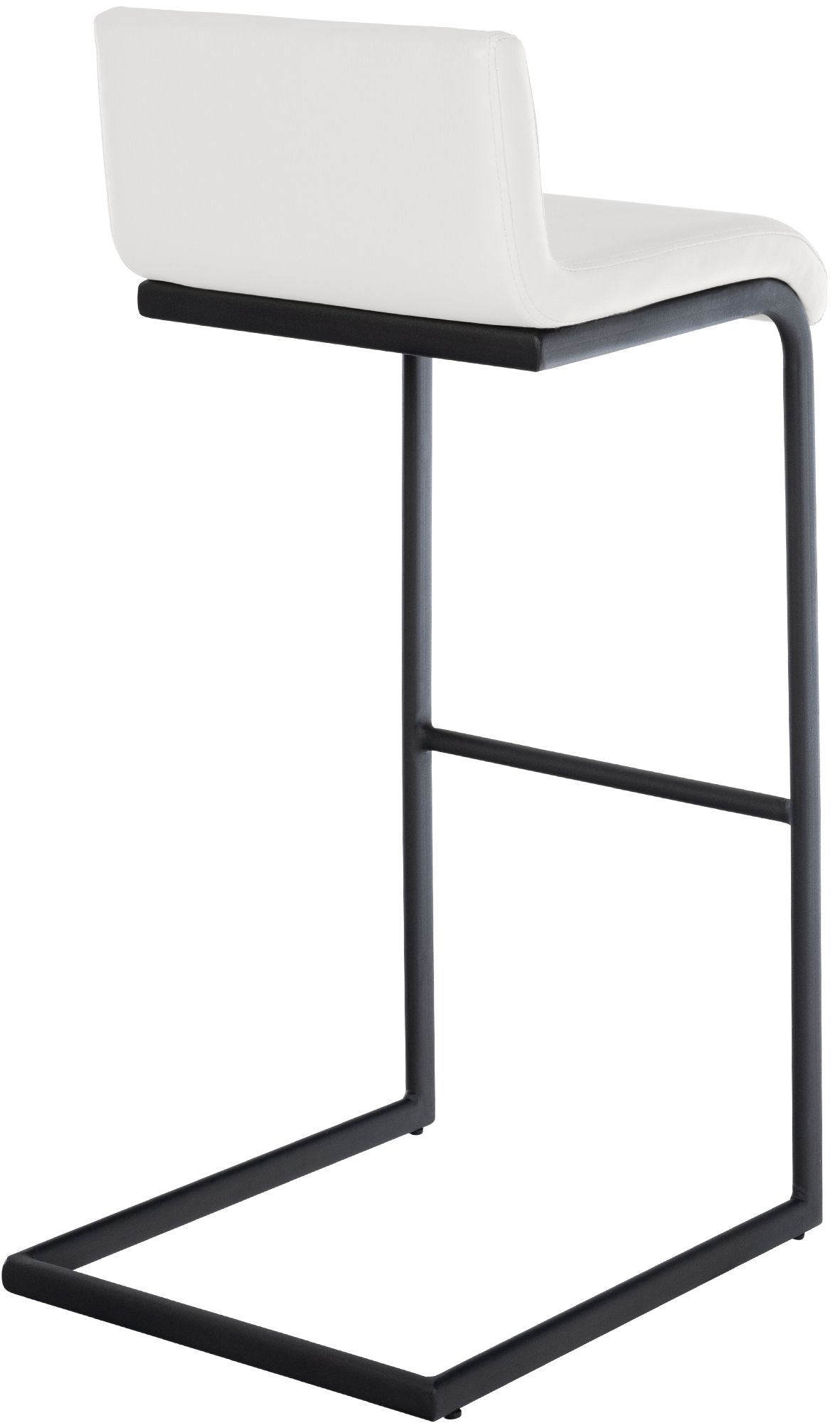 2er Set Barhocker Newport schwarzes Metallgestell