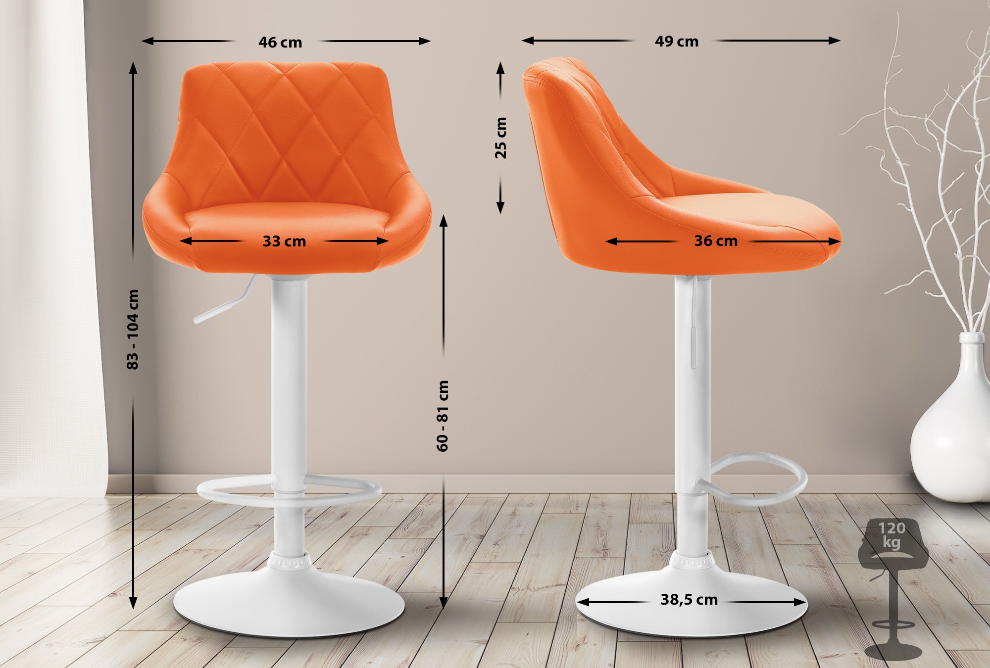 Barhocker Lazio Kunstleder