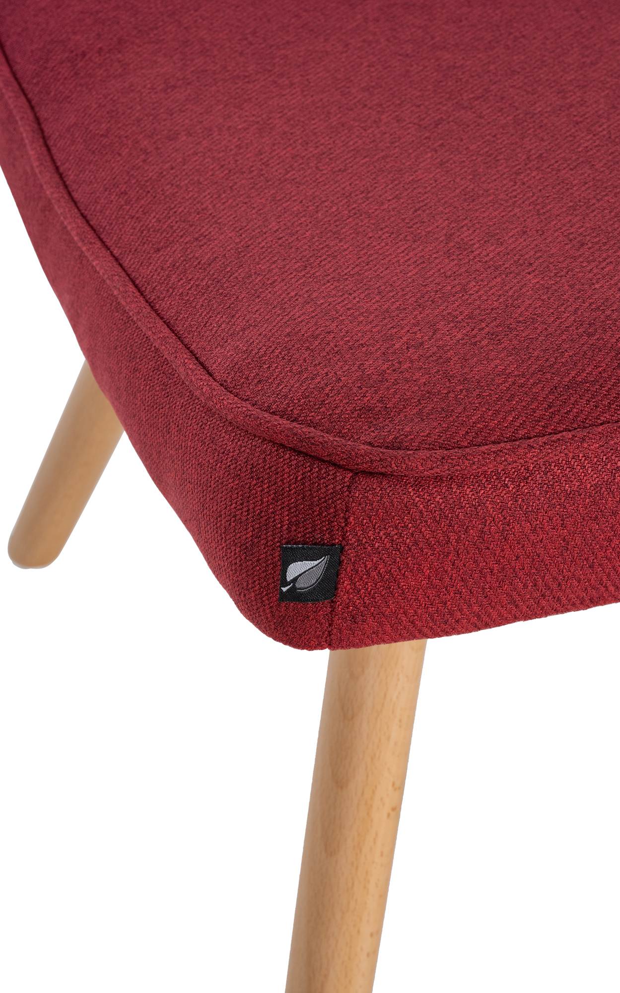 Fußhocker Garding mit Stoff-Bezug