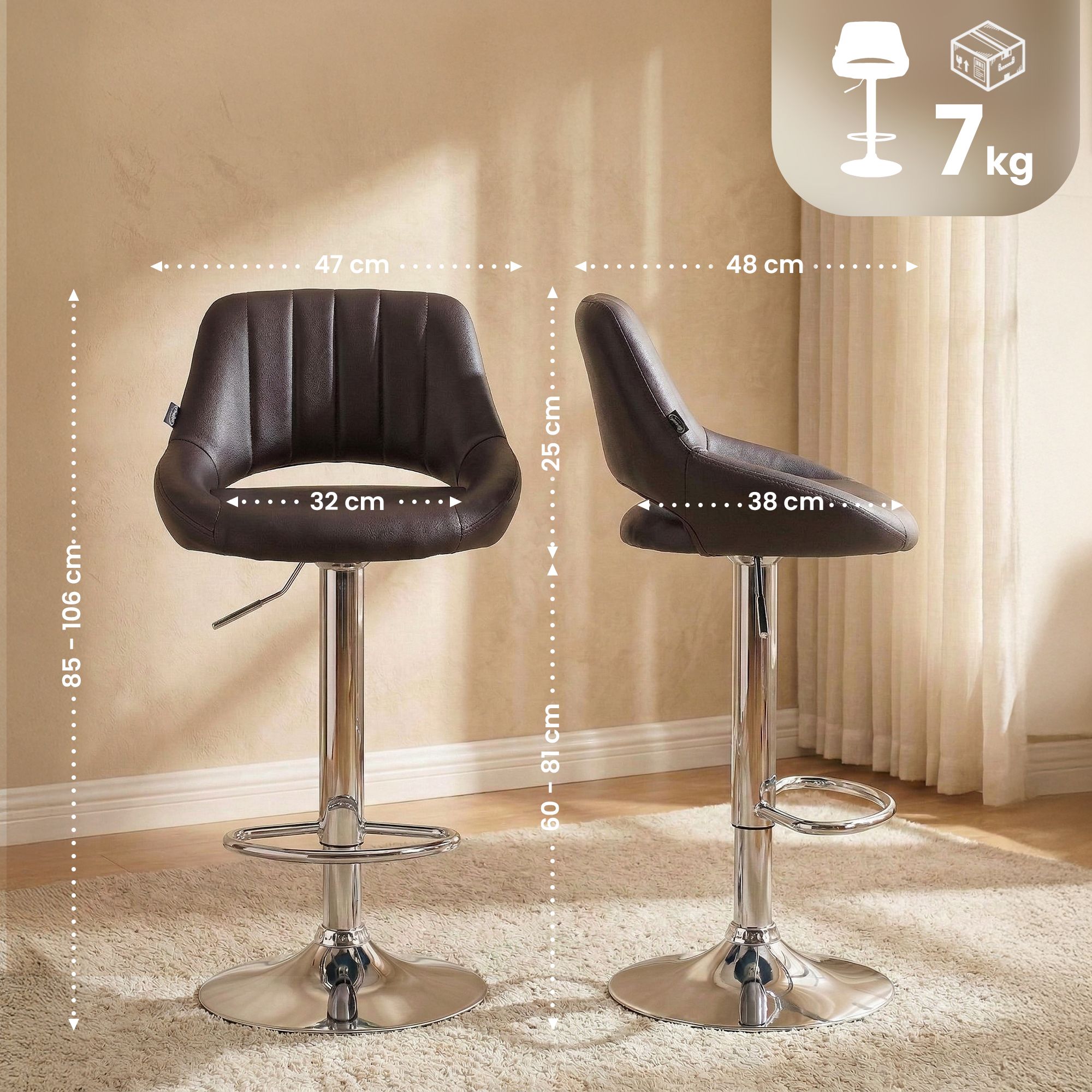 Barhocker Milet Kunstleder