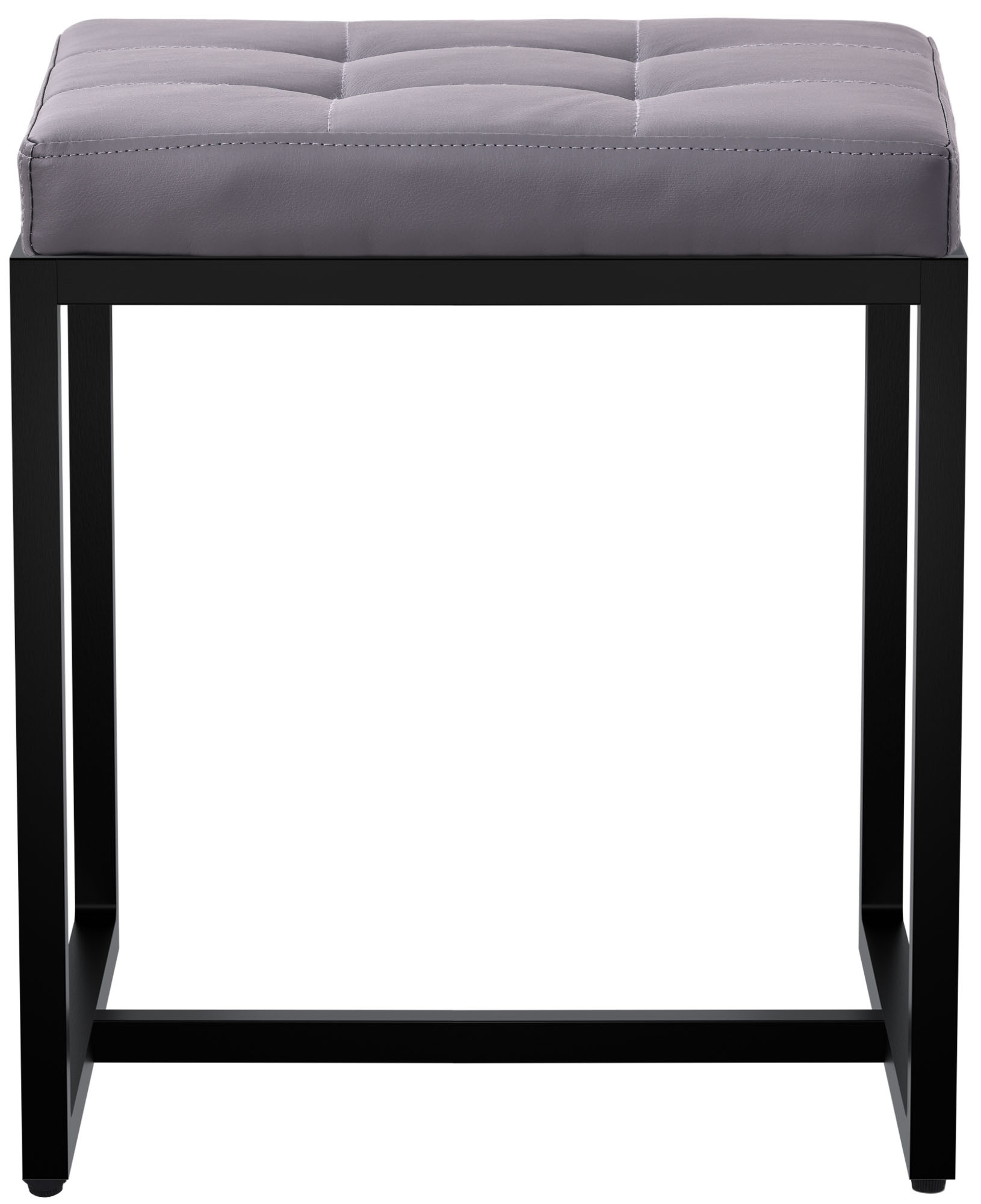 Sitzhocker Barci mit schwarzem Gestell