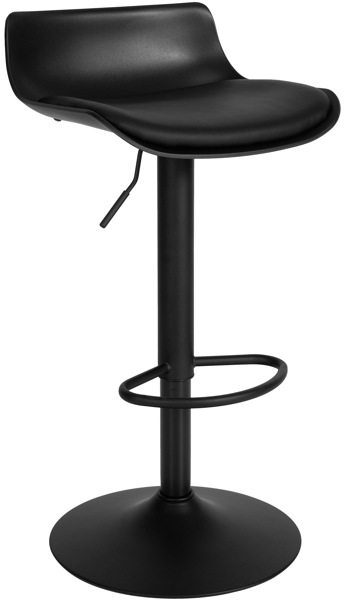 Bartisch-Set Navo mit zwei Barhockern in Lederoptik