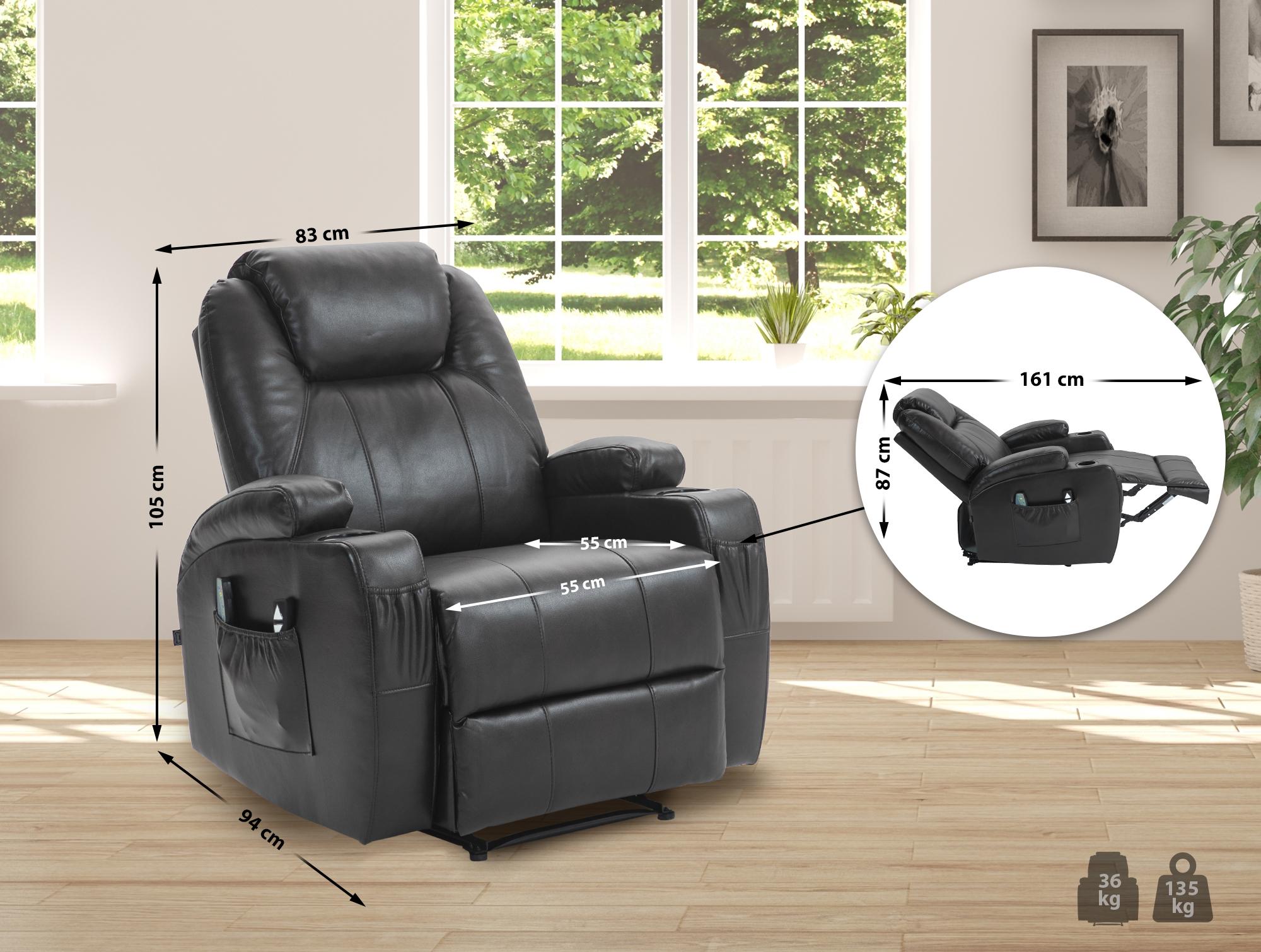 Sessel Hepler mit Massagefunktion