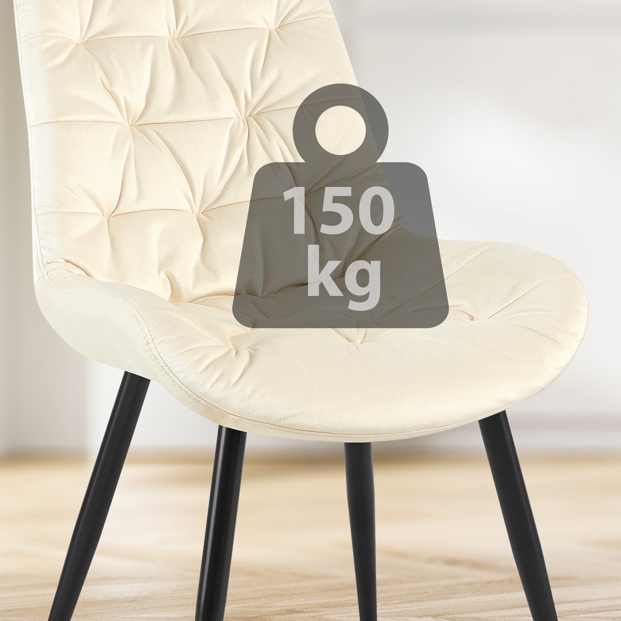 2er Set Esszimmerstuhl Rossford