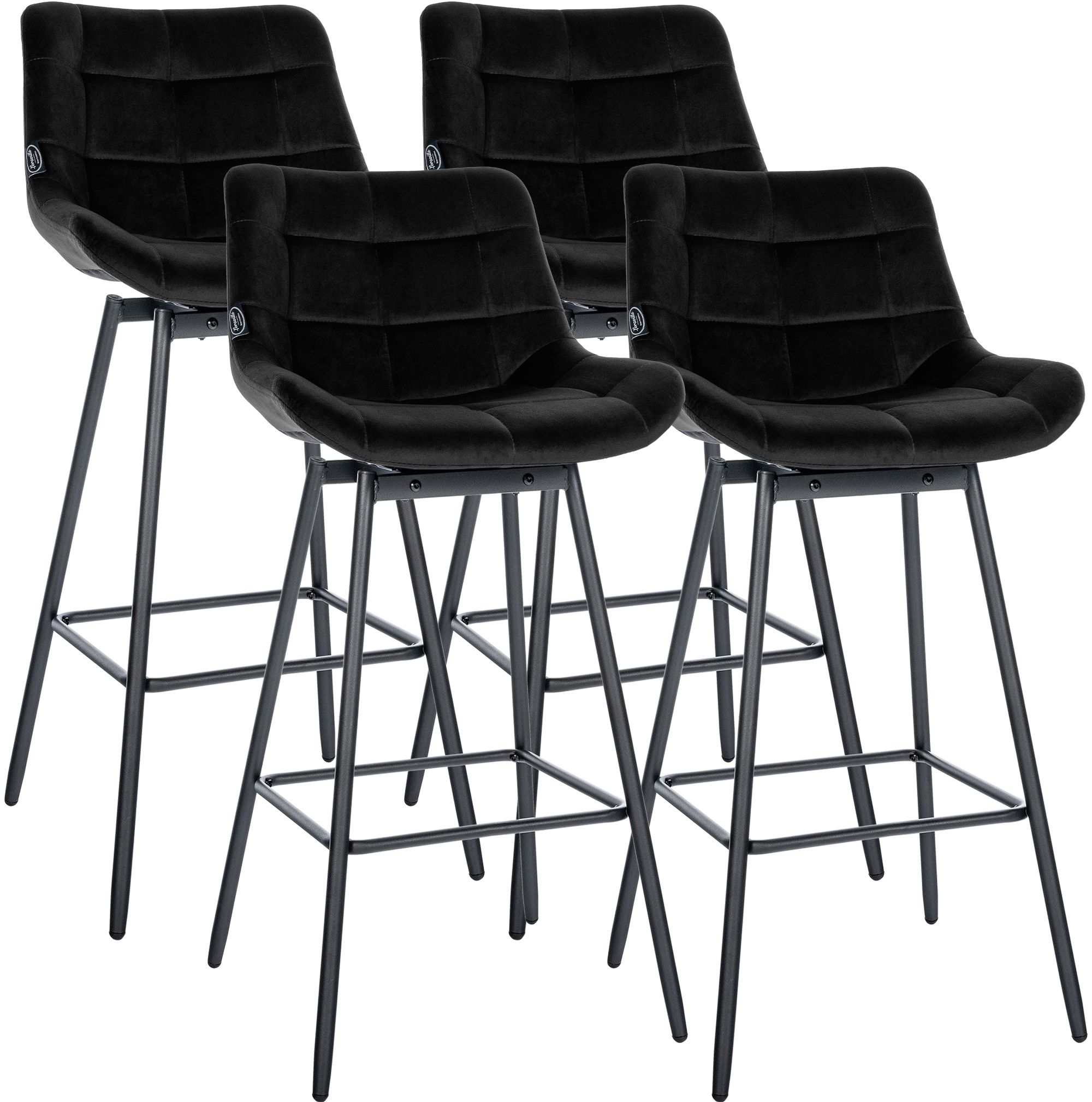 4er Set Barhocker Weston schwenkbar