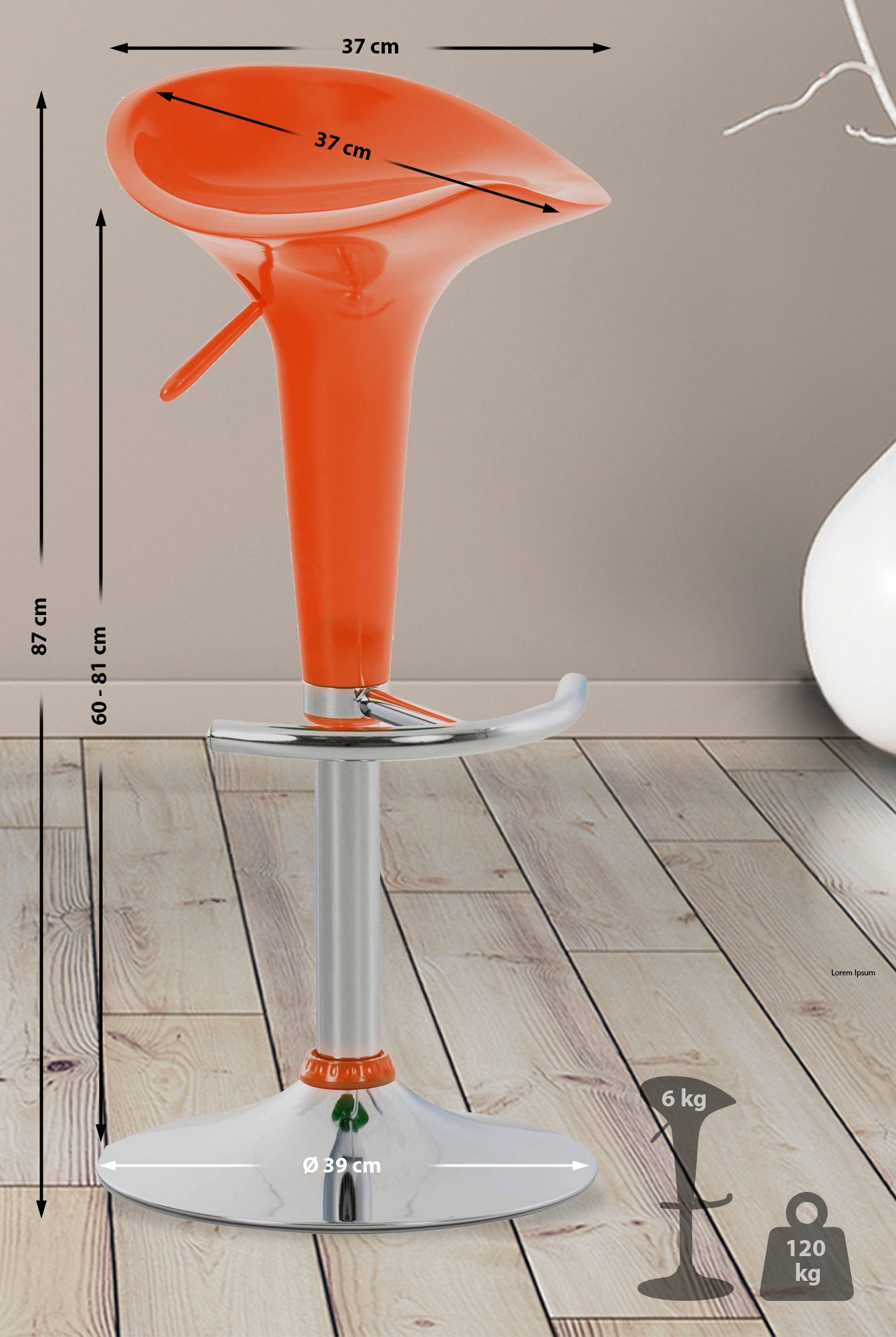 Barhocker Saddle