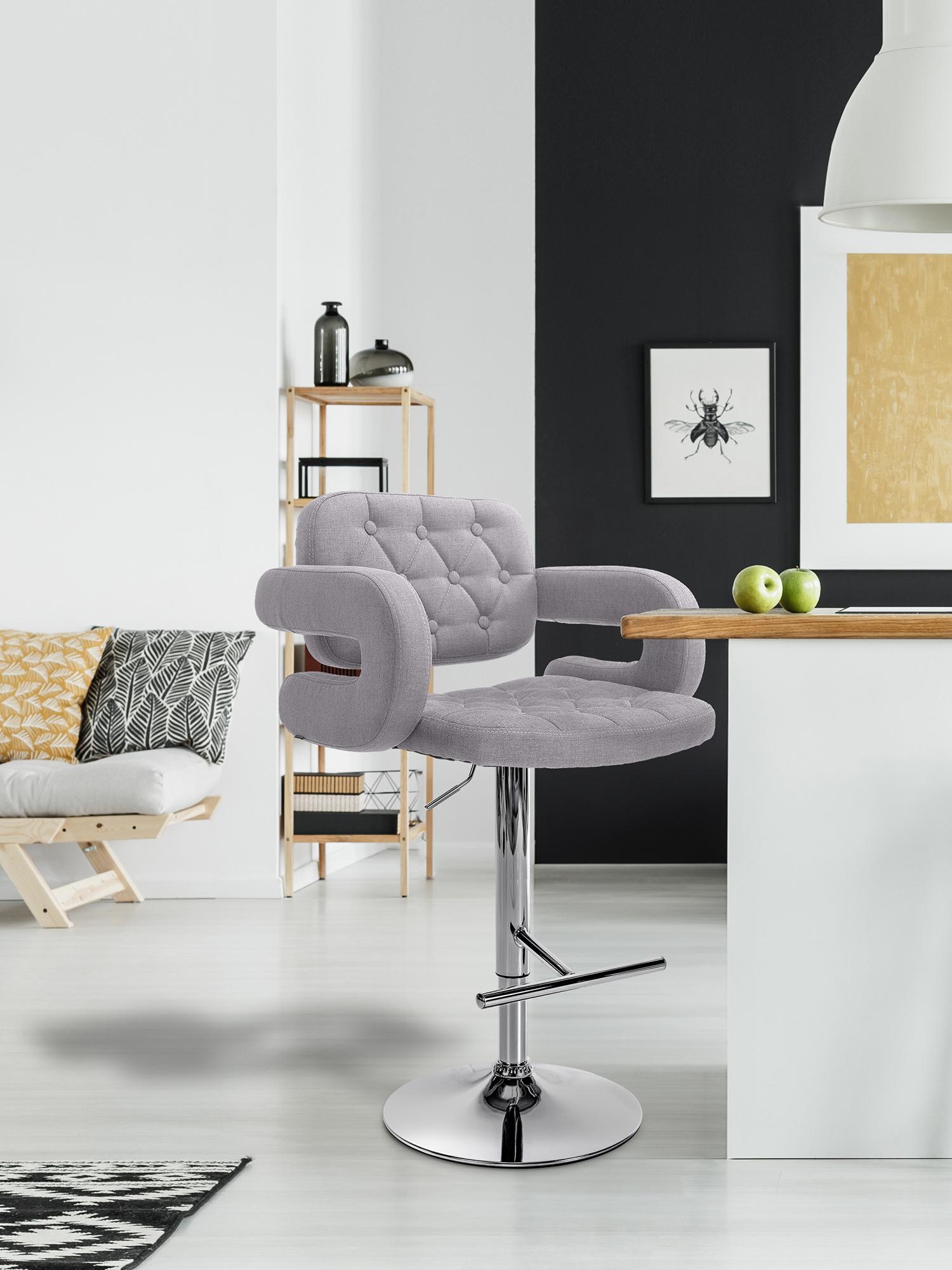 2er Set Barhocker Dublin Stoff