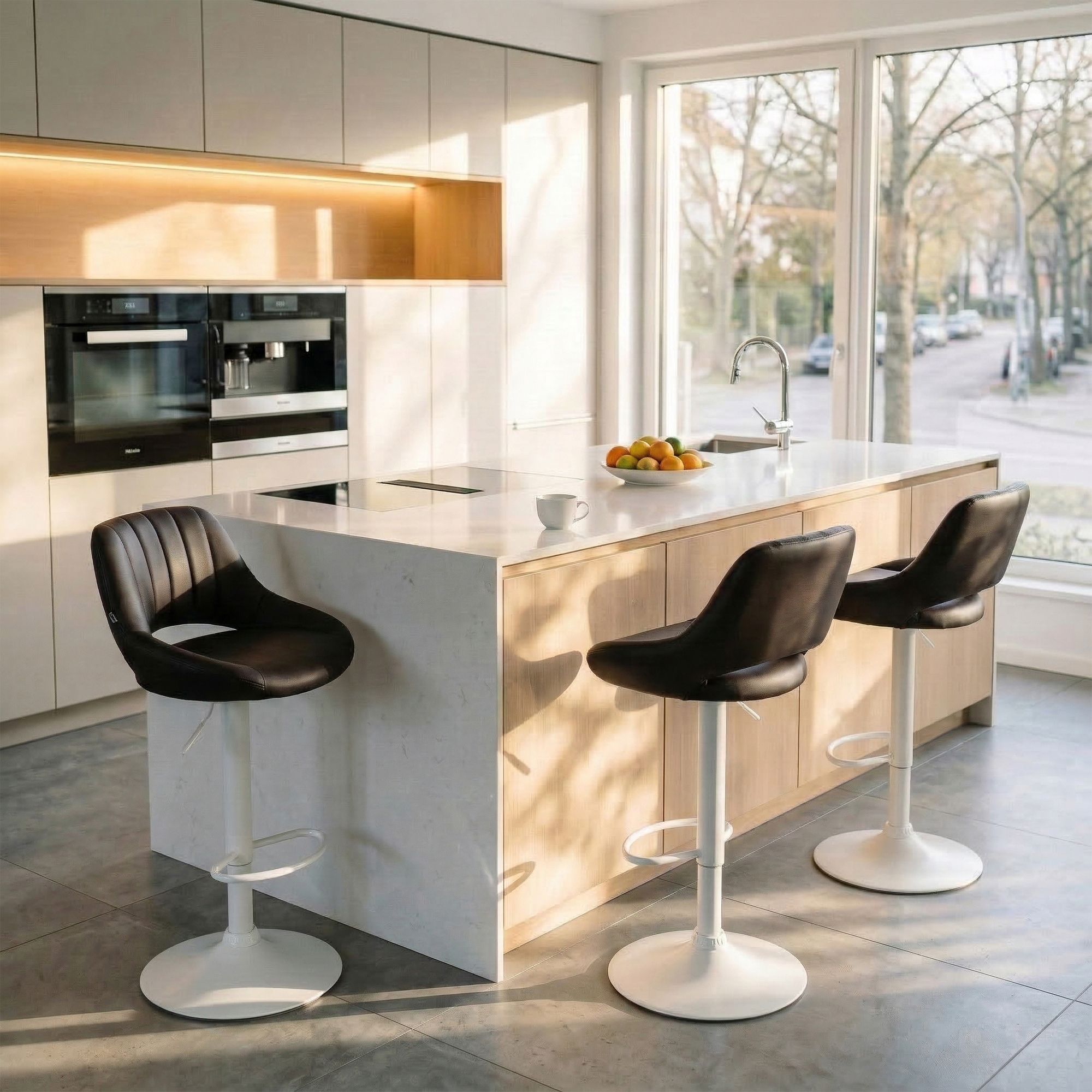 2er Set Barhocker Milet Kunstleder