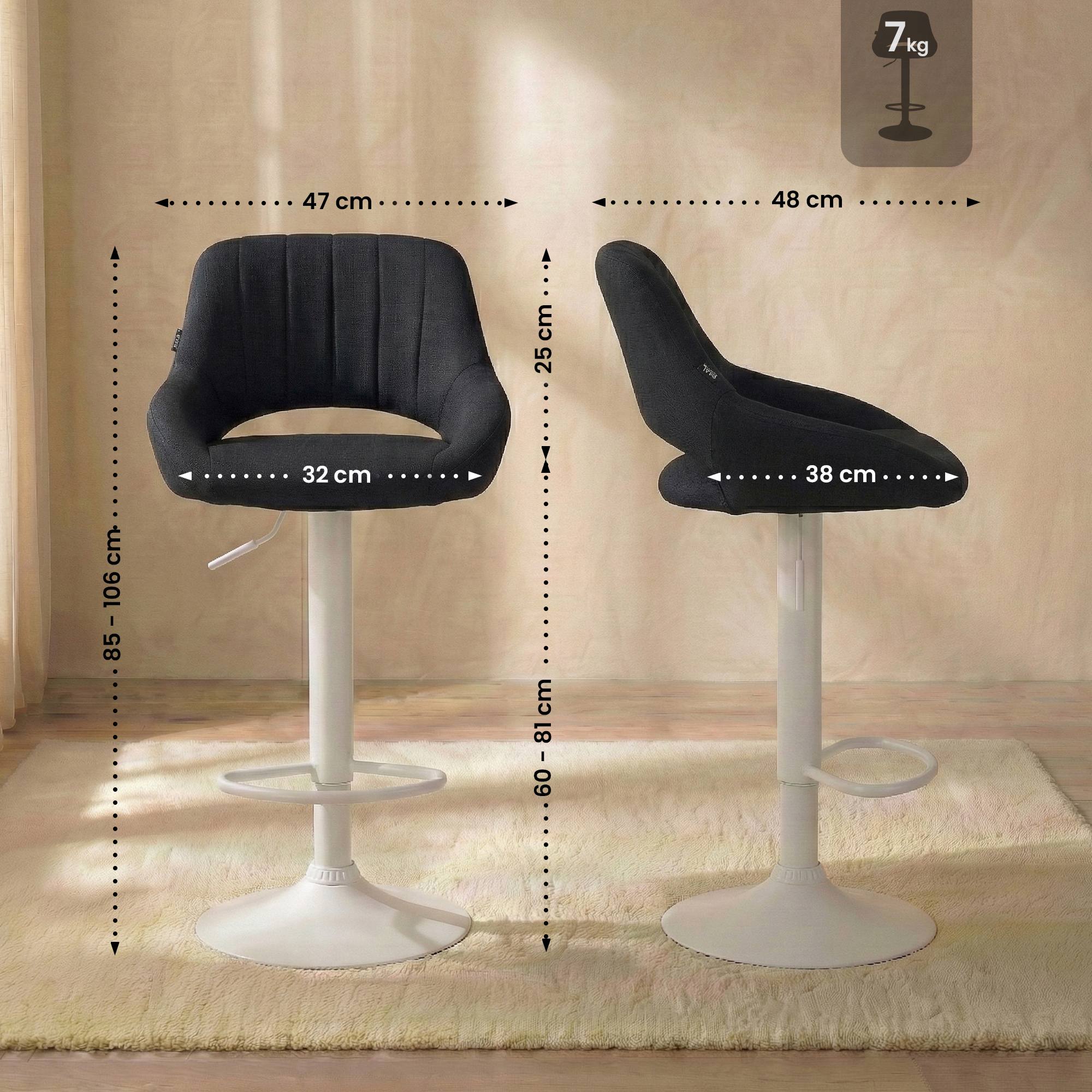 Barhocker Milet Stoff