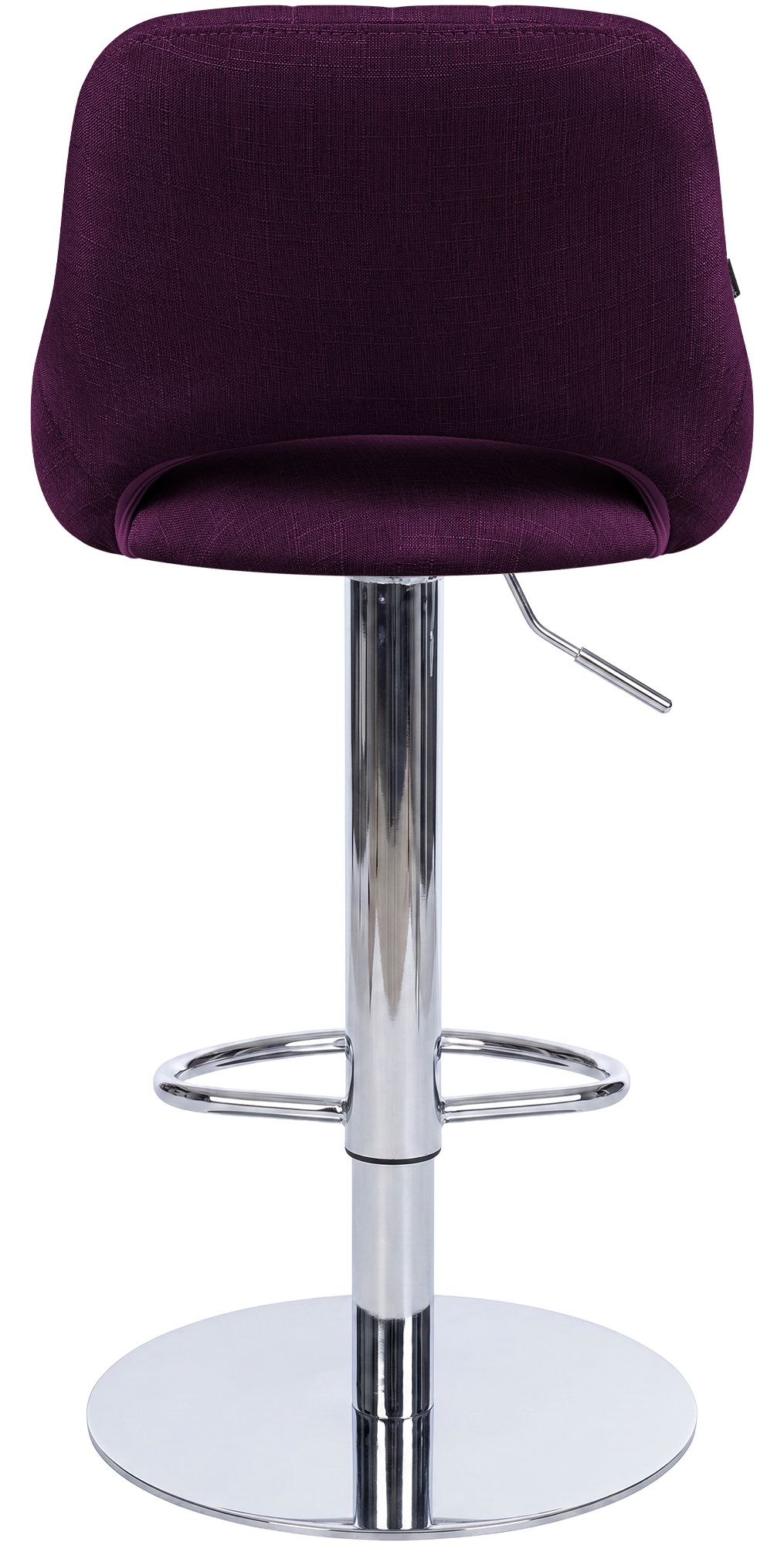 2er Set Barhocker Milet Chrom mit extra schweren Standfüßen