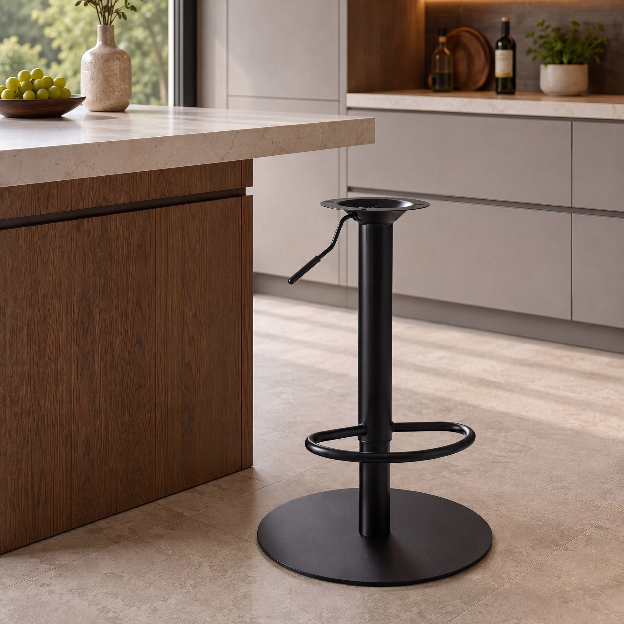 Ersatzgestell für Barhocker bis 135 kg 10 x 10 cm Lochabstand