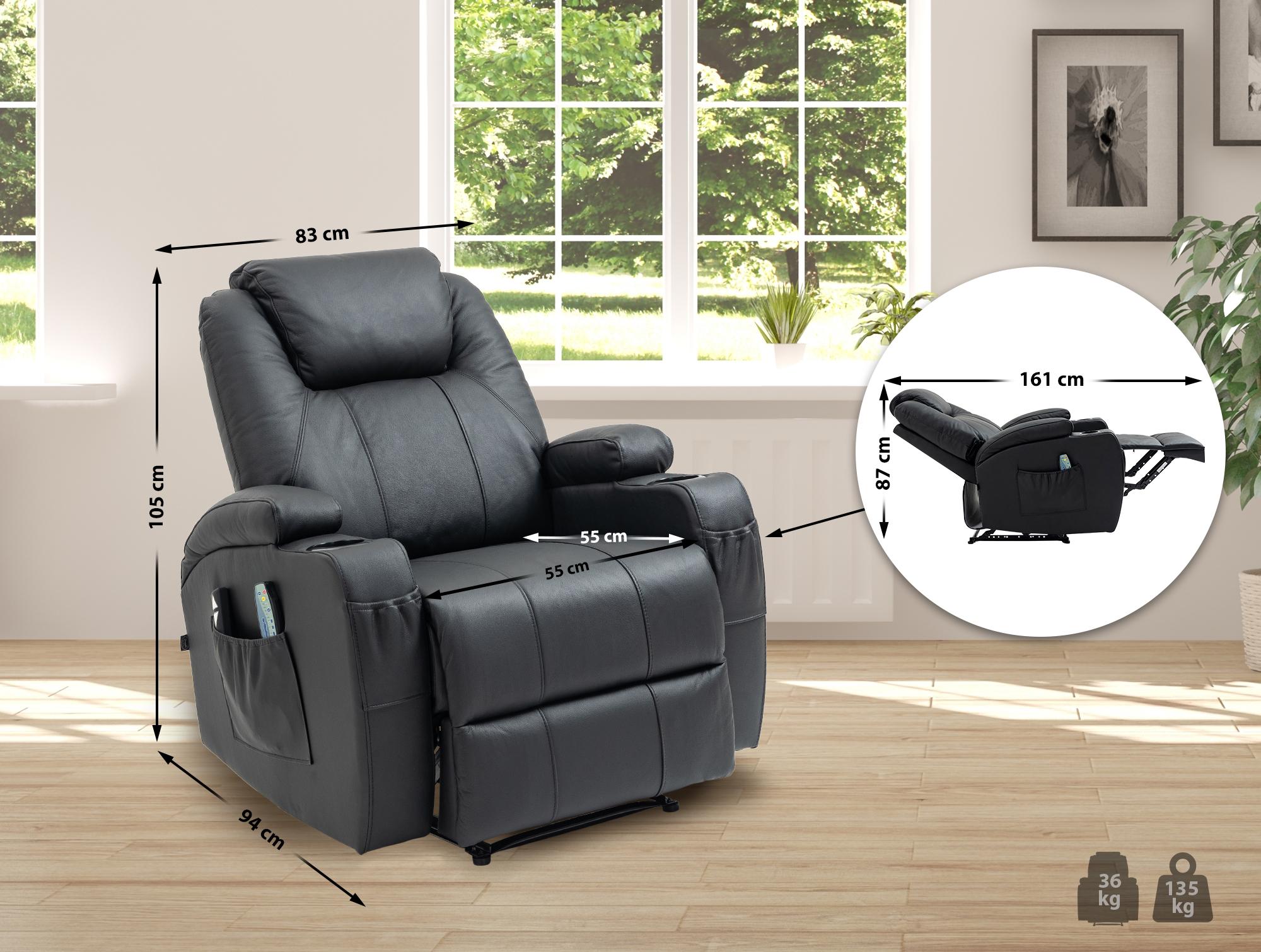 Sessel Hepler mit Massagefunktion