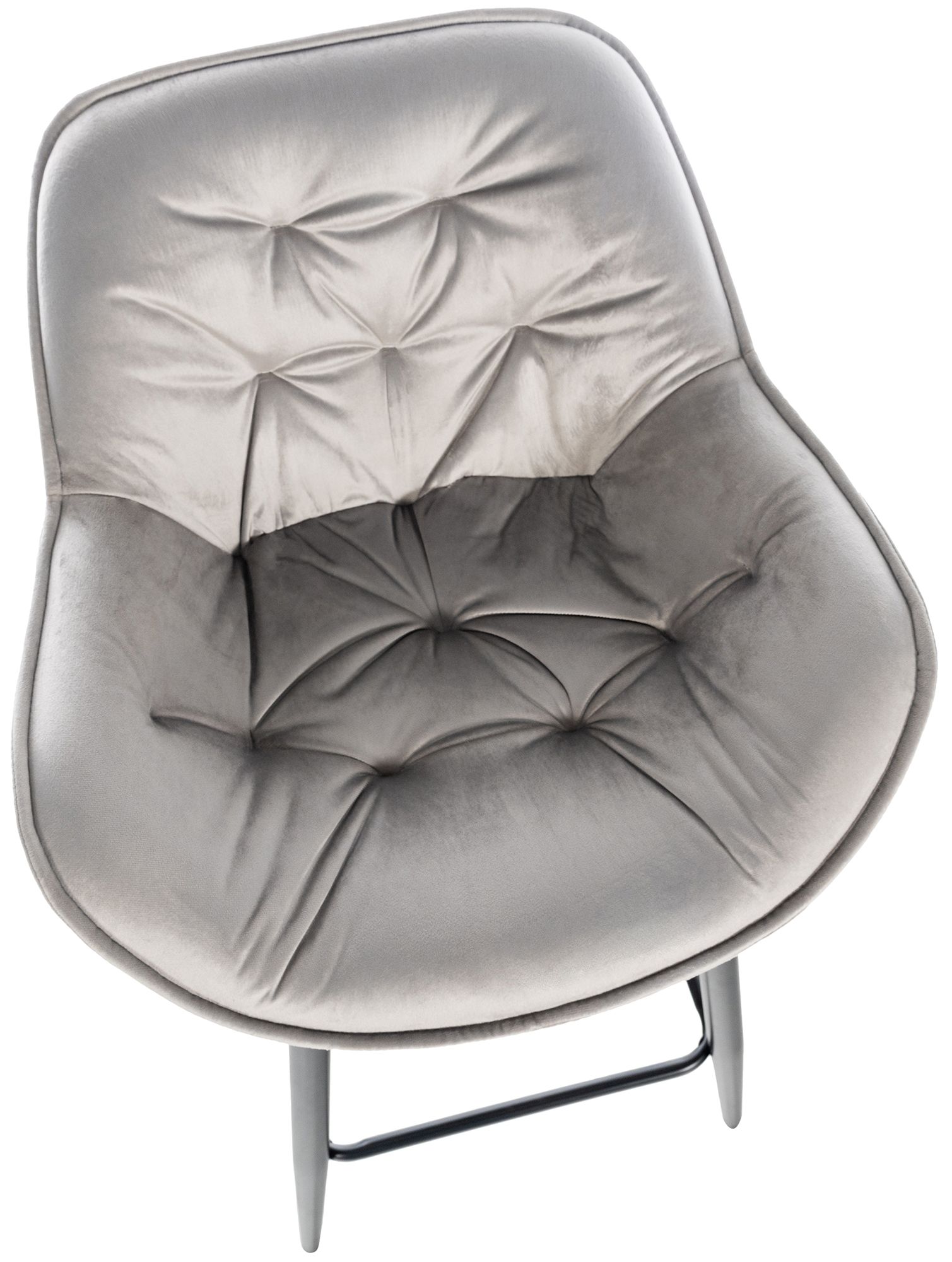 Barhocker Gibson Samt Sitzhöhe 76 cm