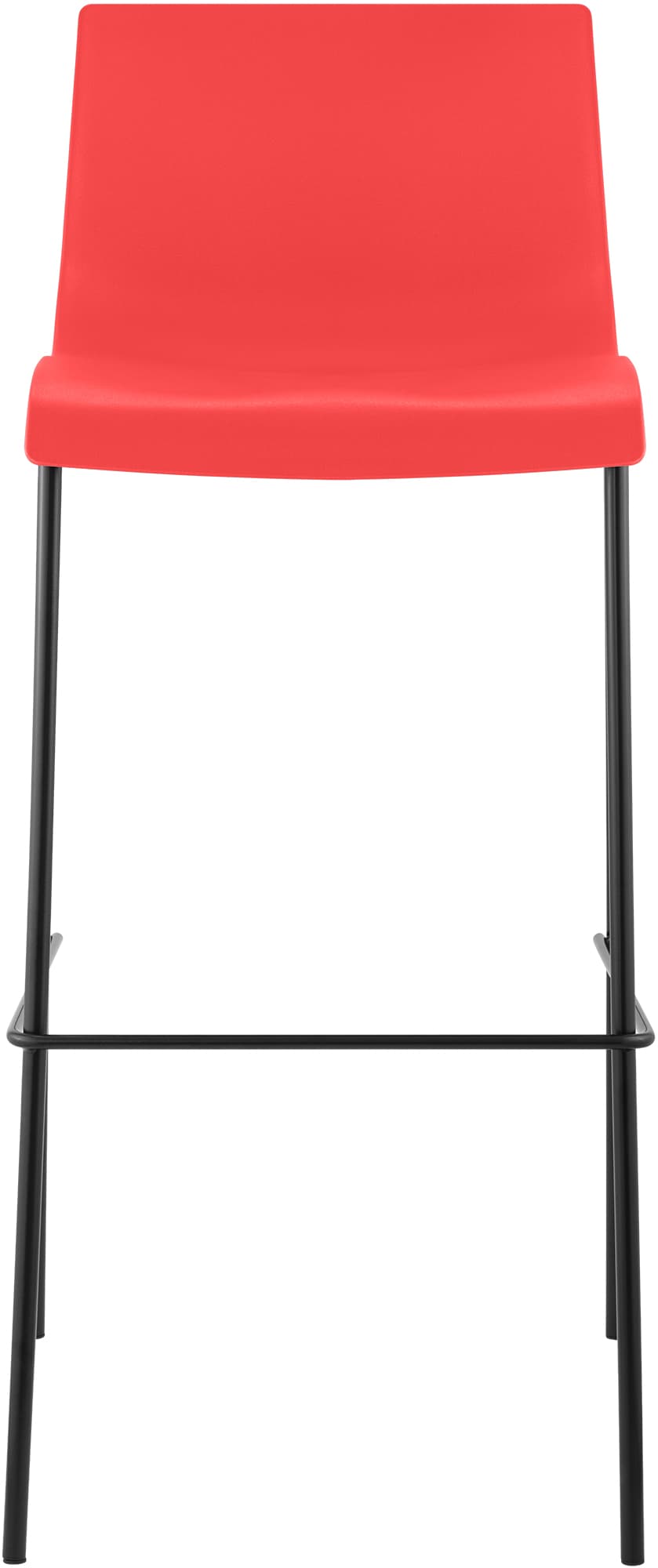2er Set Barhocker Hover Kunststoff 4-Fuß Gestell