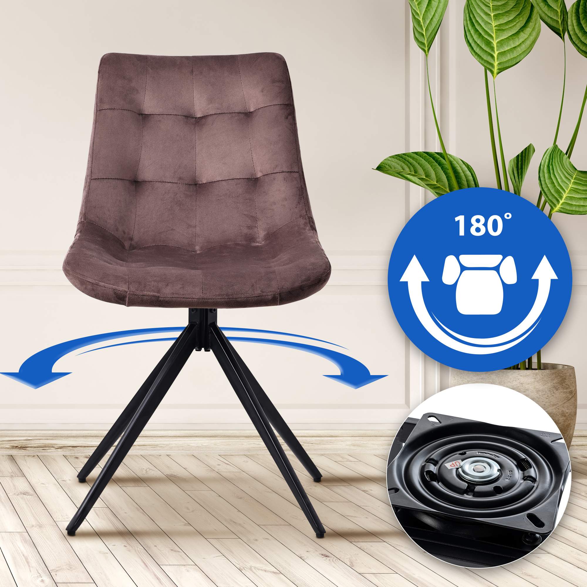 2er Set Esszimmerstuhl Merna