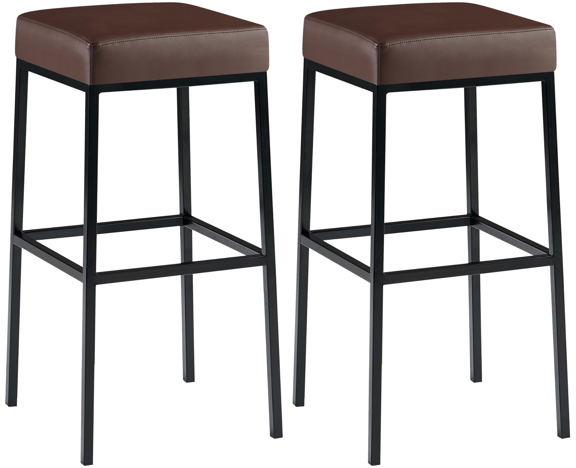 2er Set Barhocker Montreal Kunstlederbezug