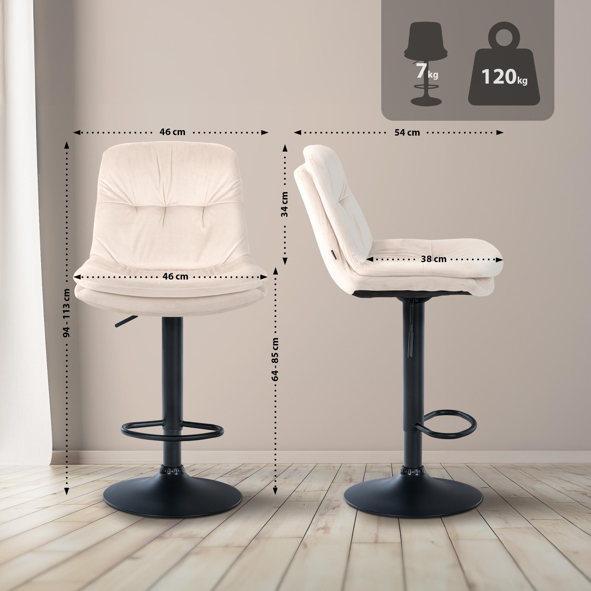 Barhocker Laurel Samt