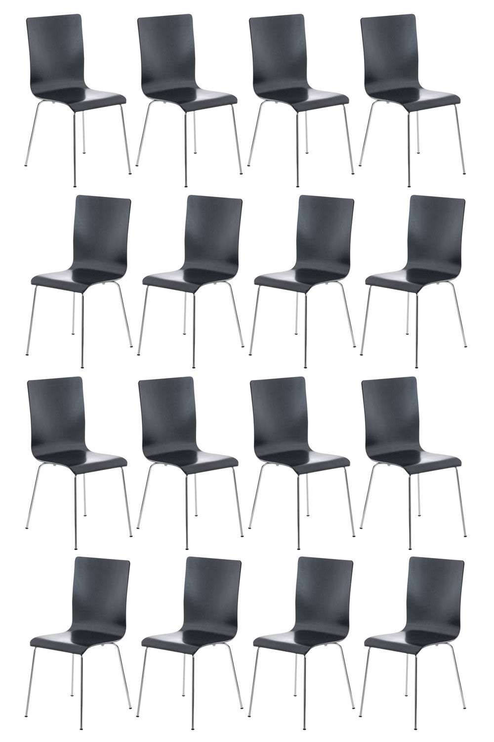 16er-Set Wartezimmerstuhl PEPE