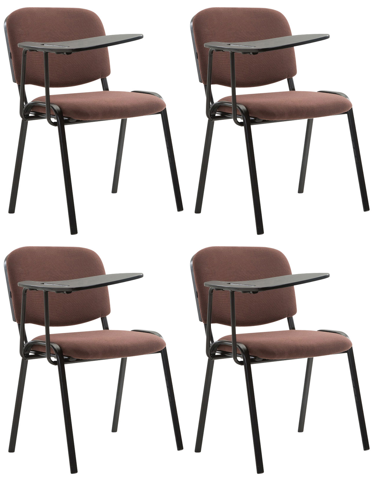 4er Set Stuhl Ken mit Klapptisch Stoff