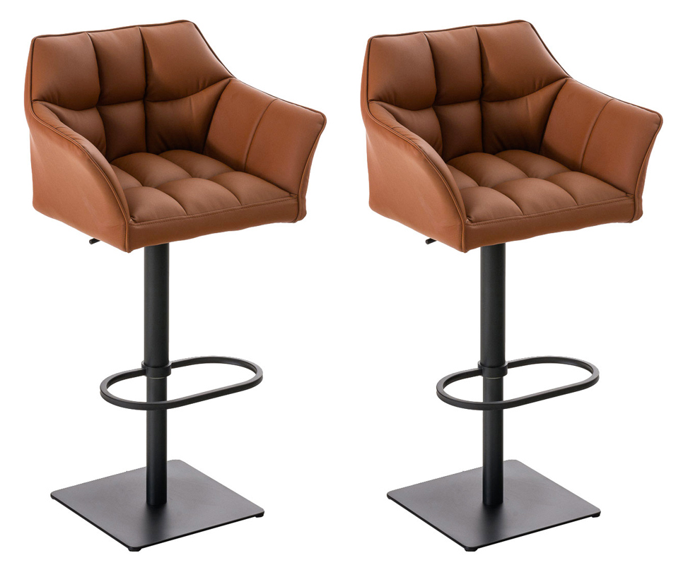 2er Set Barhocker Damaso Kunstleder