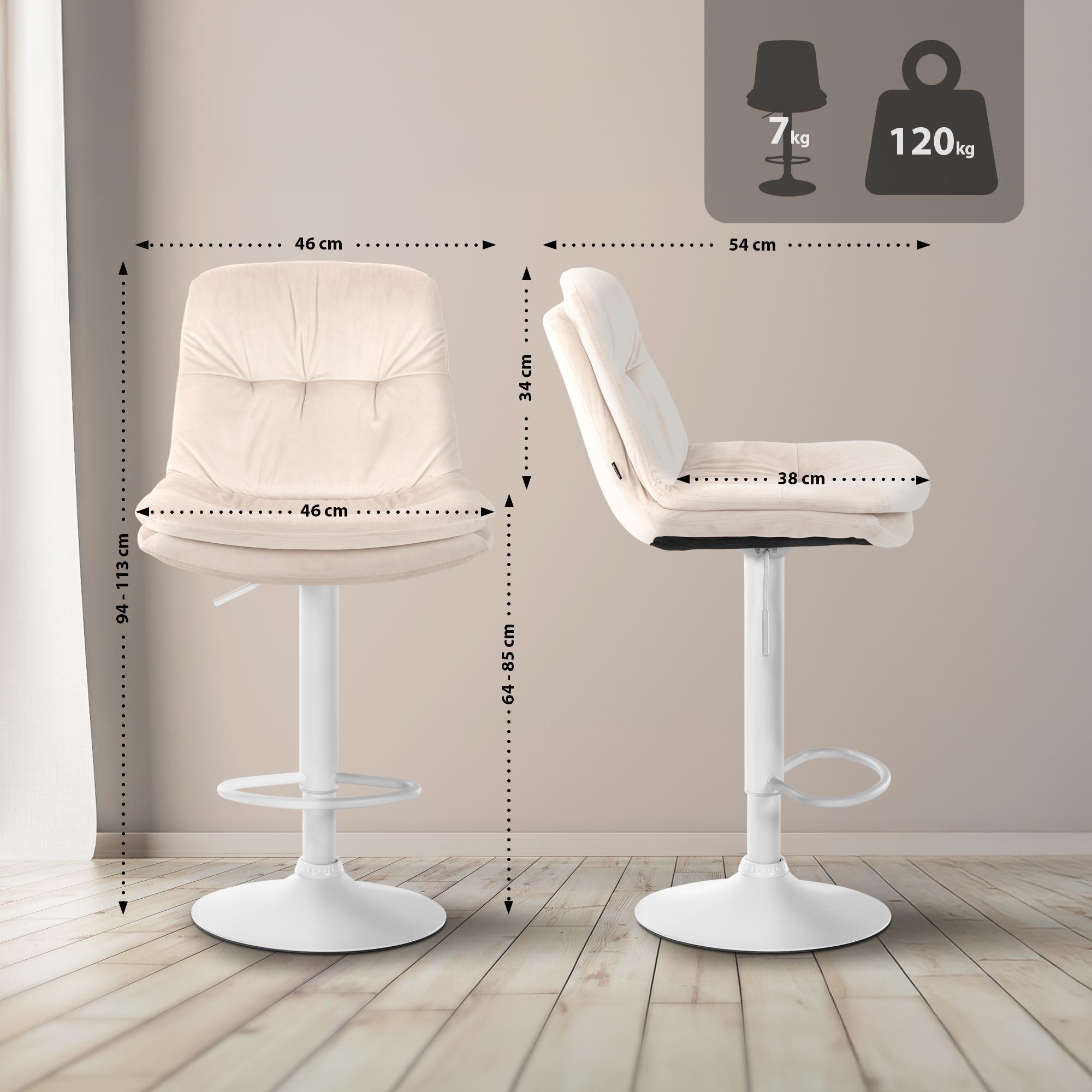 Barhocker Laurel Samt