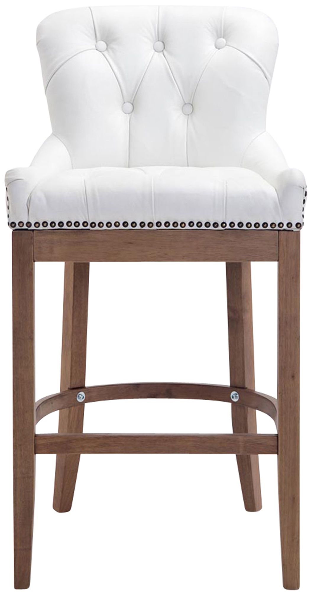 Barhocker Lakewood Echtleder, Antik-hell