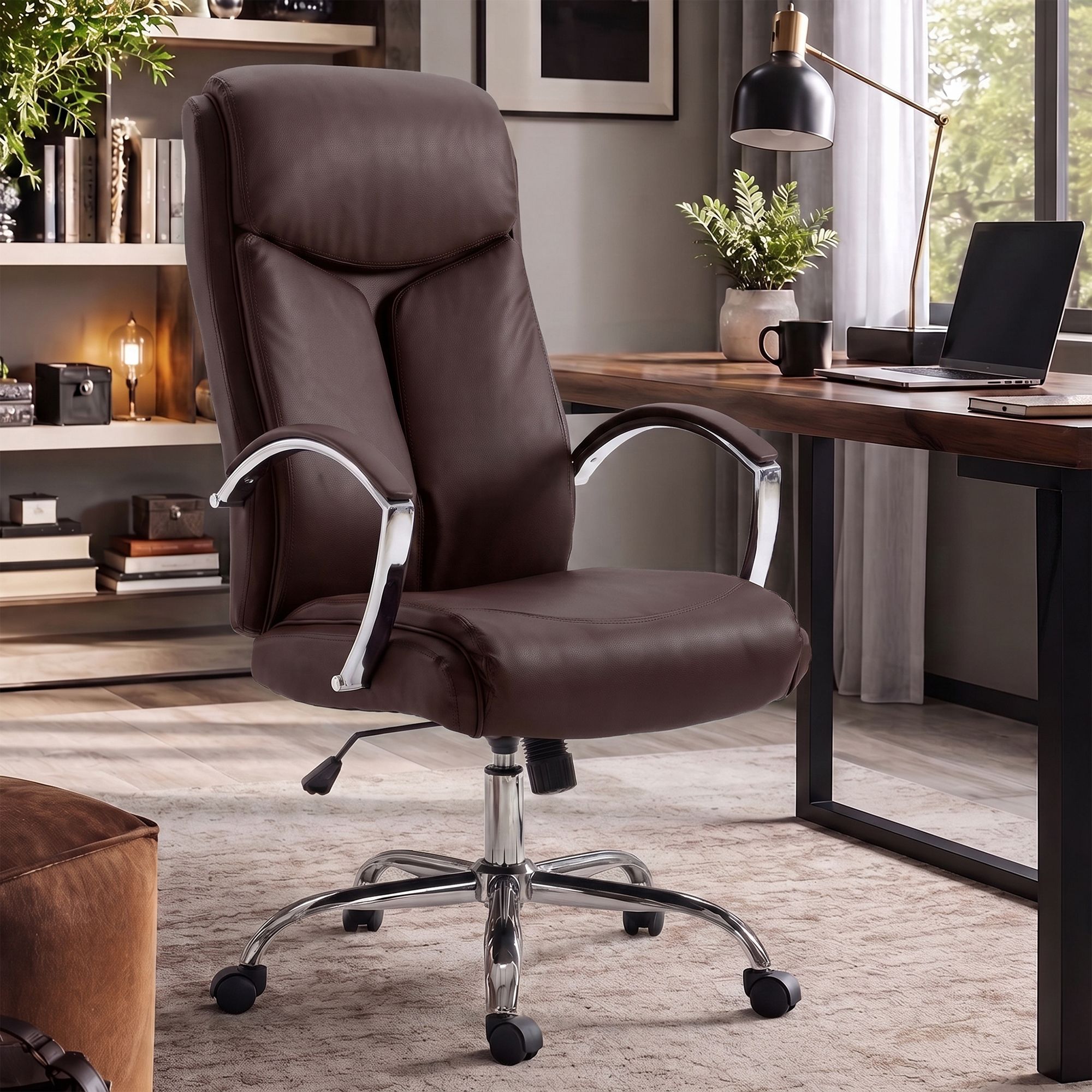 Bürostuhl Arlen Lederoptik