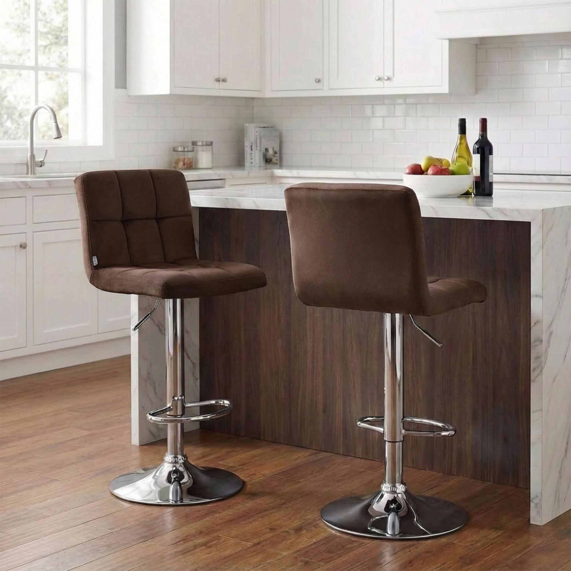 2er Set Barhocker Peru Samt