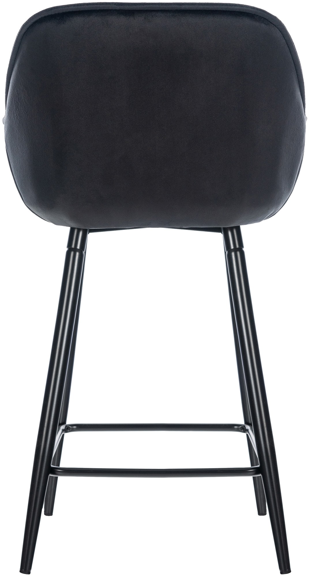 2er Set Barhocker Gibson Samt Sitzhöhe 76 cm