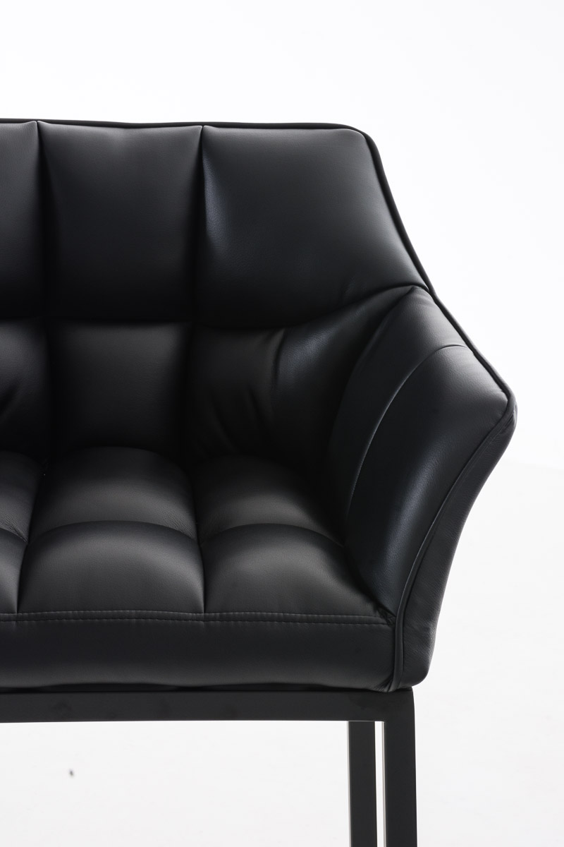 Barhocker Damaso Kunstleder mit Vierfußgestell