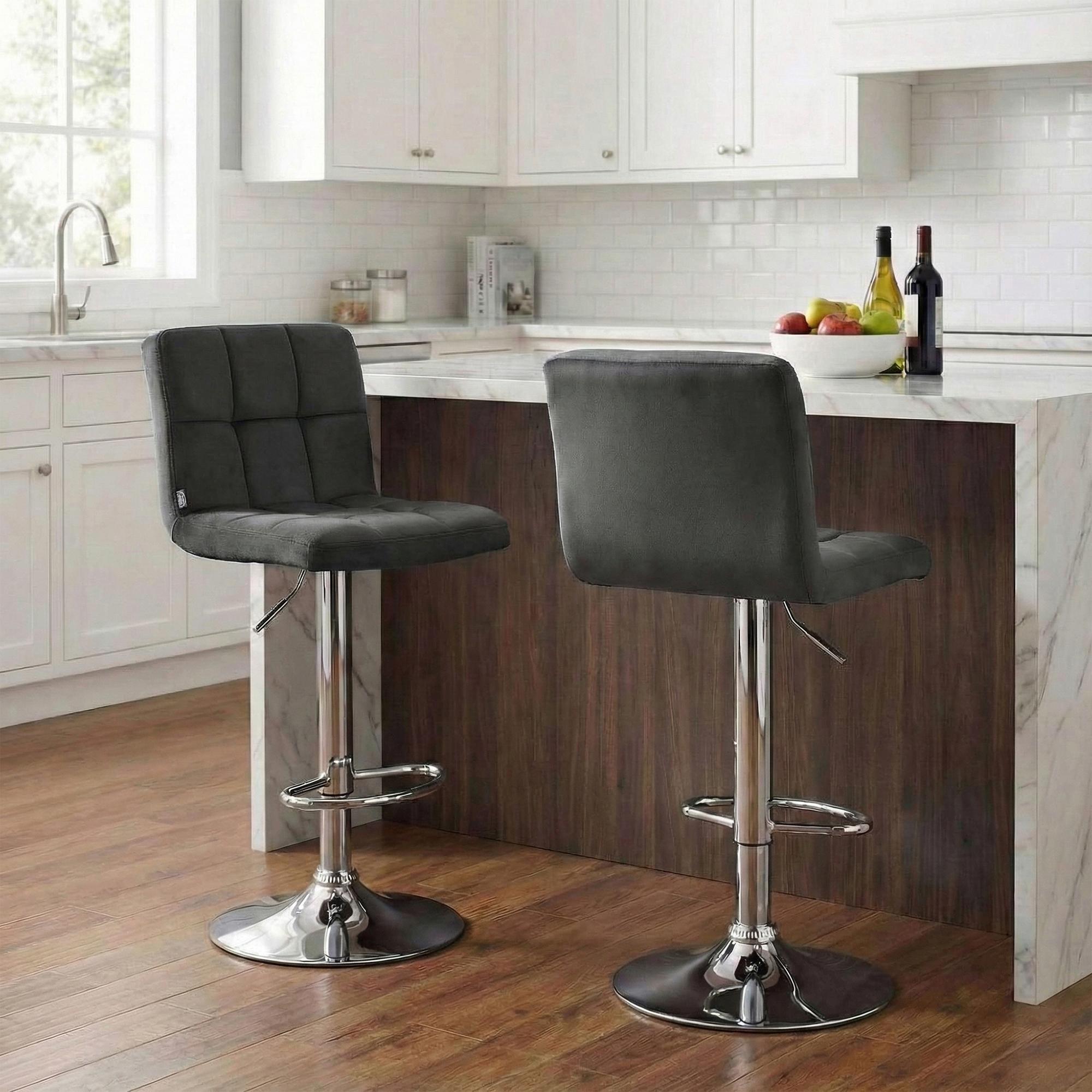 2er Set Barhocker Peru Samt