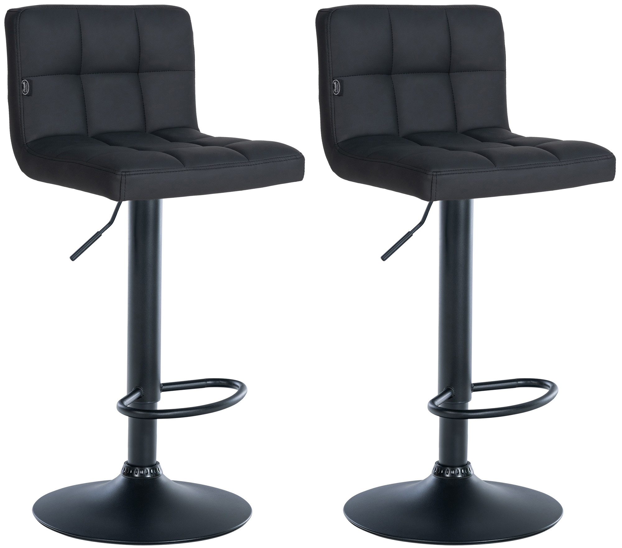 2er Set Barhocker Minosa, Farbe:schwarz 2er Set Barhocker Minosa, Farbe:schwarz