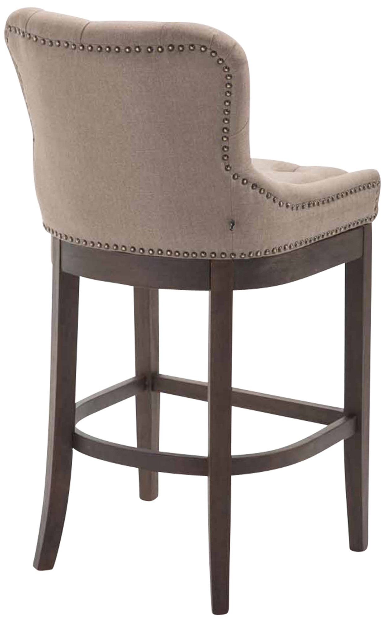 Barhocker Lakewood Stoff, Antik-dunkel