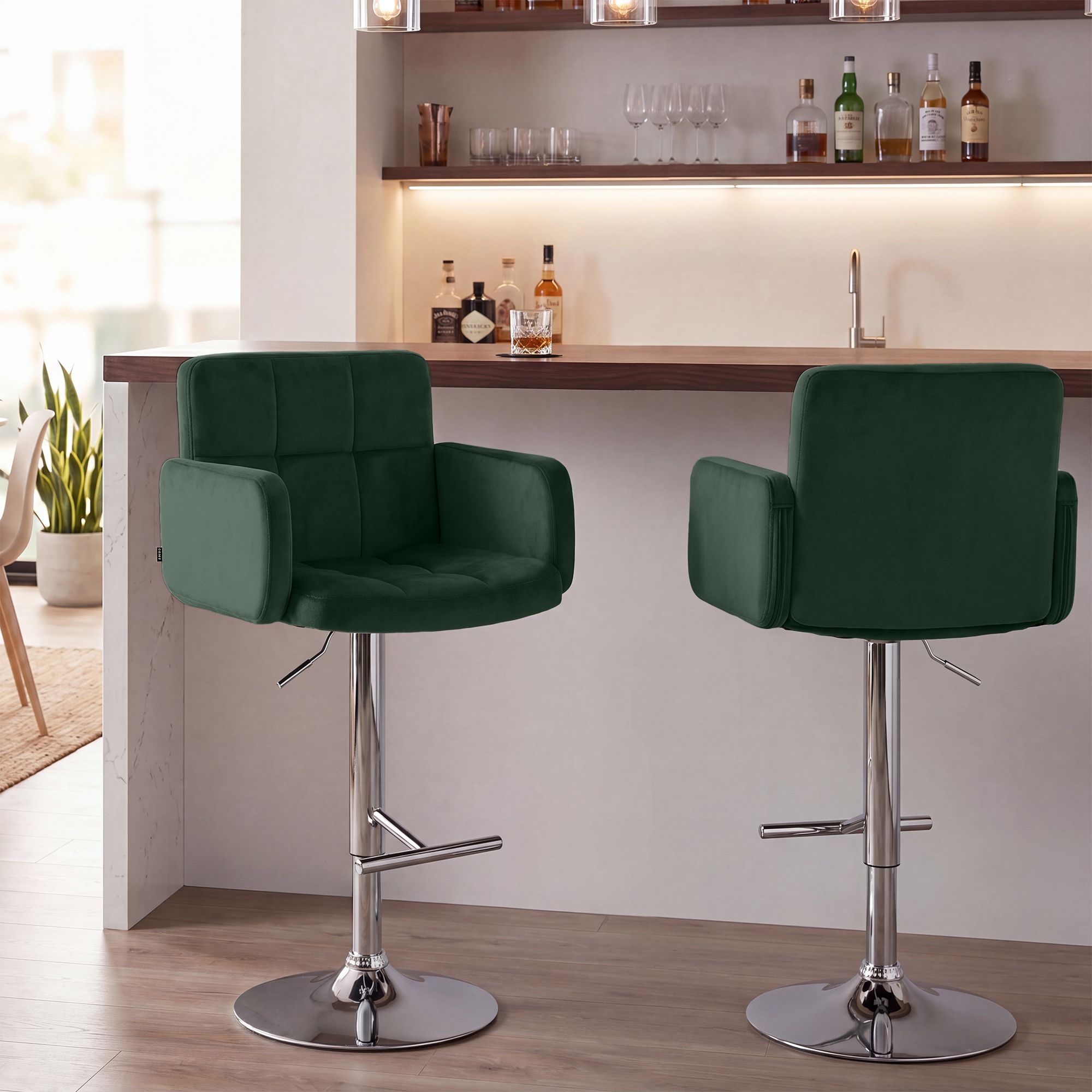 Barhocker Los Angeles Samt
