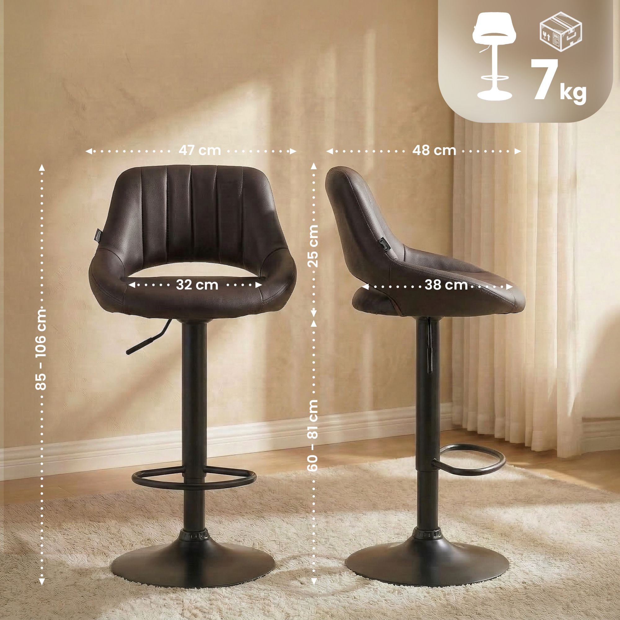 Barhocker Milet Kunstleder