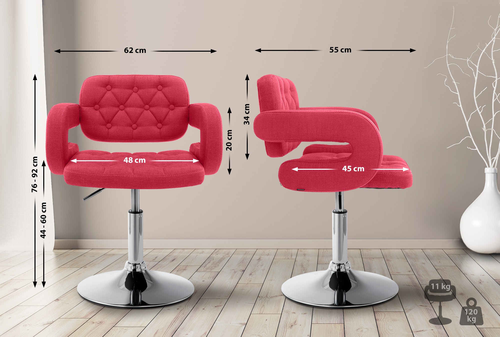 Lounger Dublin Stoff