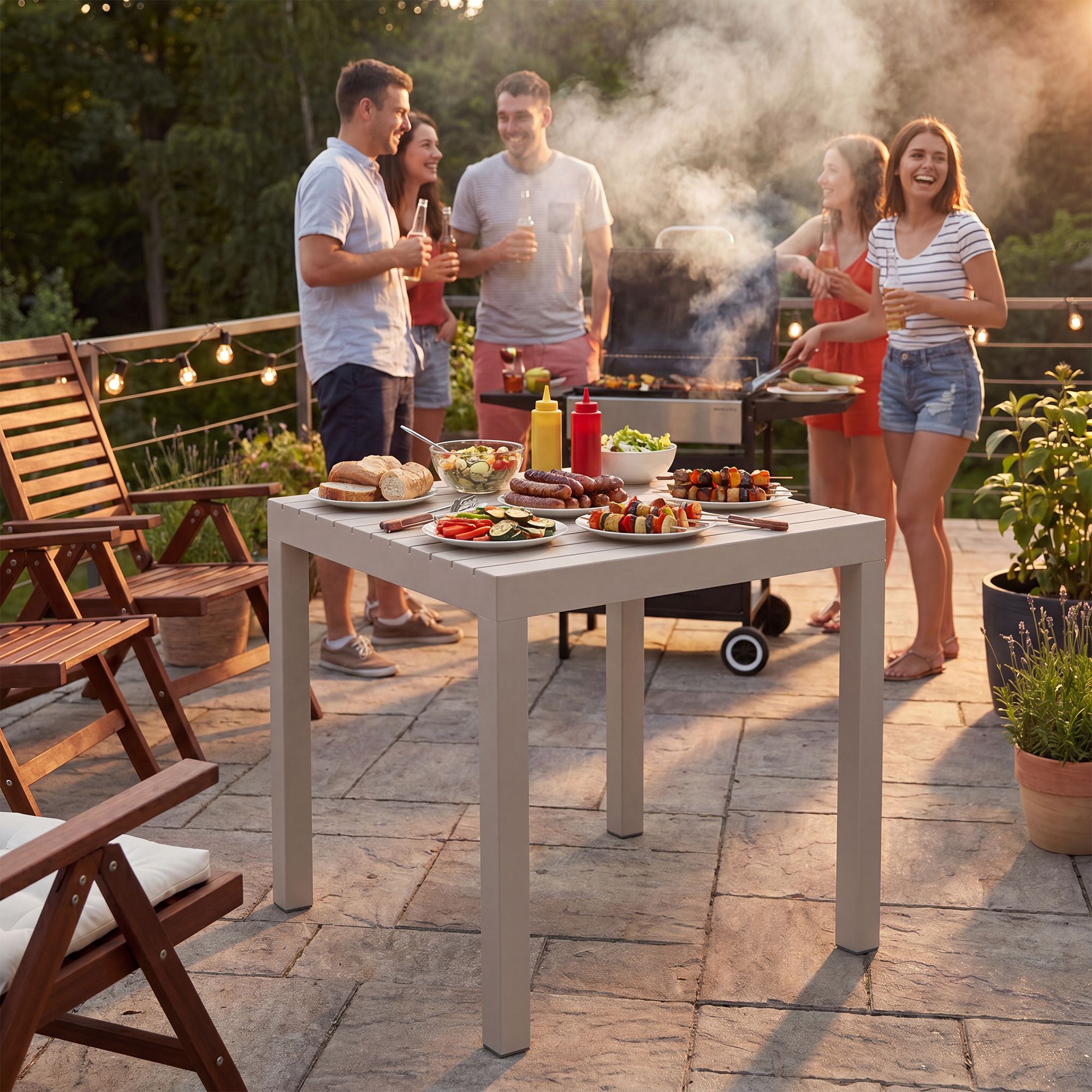 Gartentisch Kato 73 x 73 cm