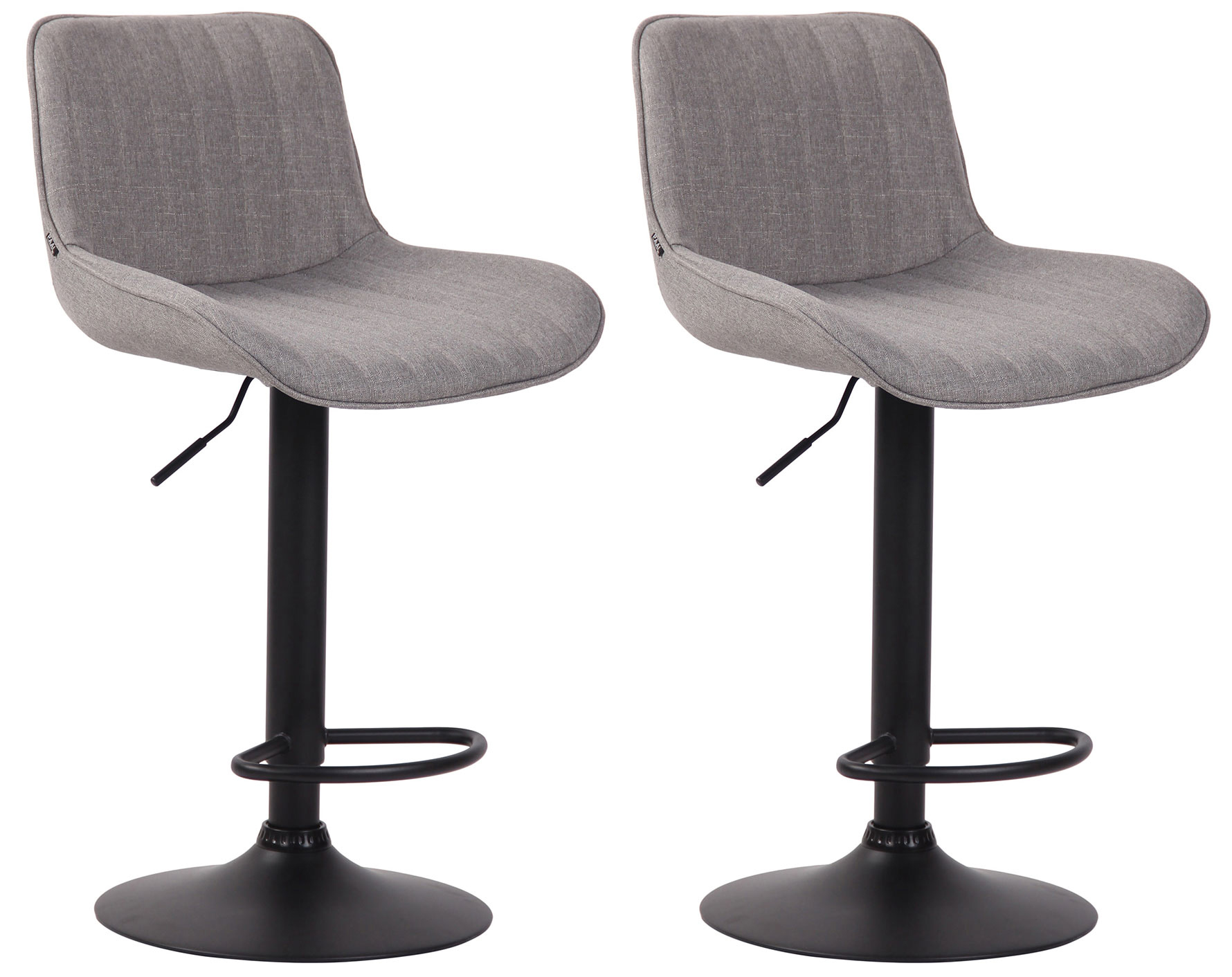 2er Set Barhocker Lentini Stoff